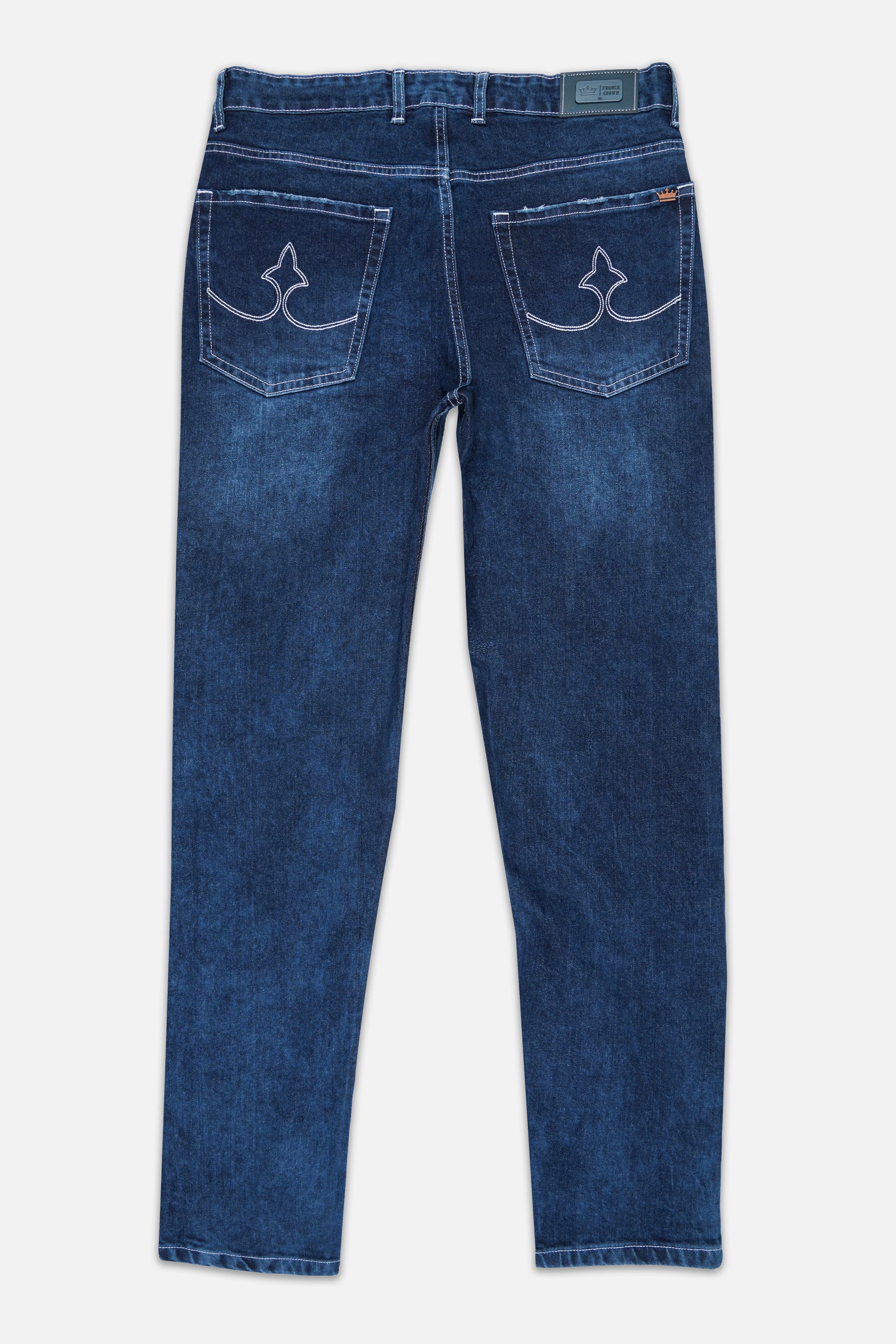 Rhino Blue Mildly Distressed Whiskering Wash Denim J316-30, J316-32, J316-34, J316-36, J316-38, J316-40