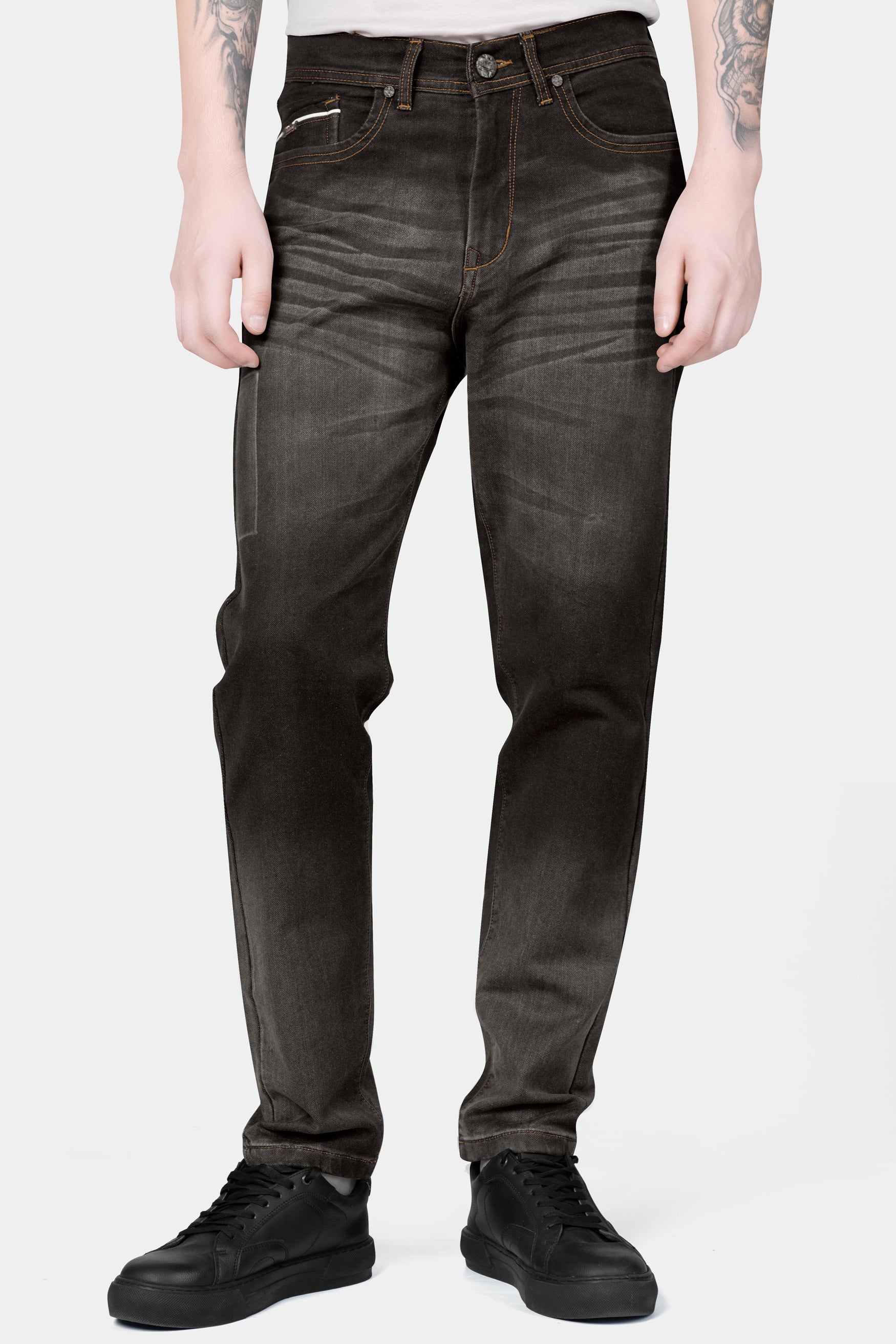 Mine Shaft Gray Stone Wash Denim