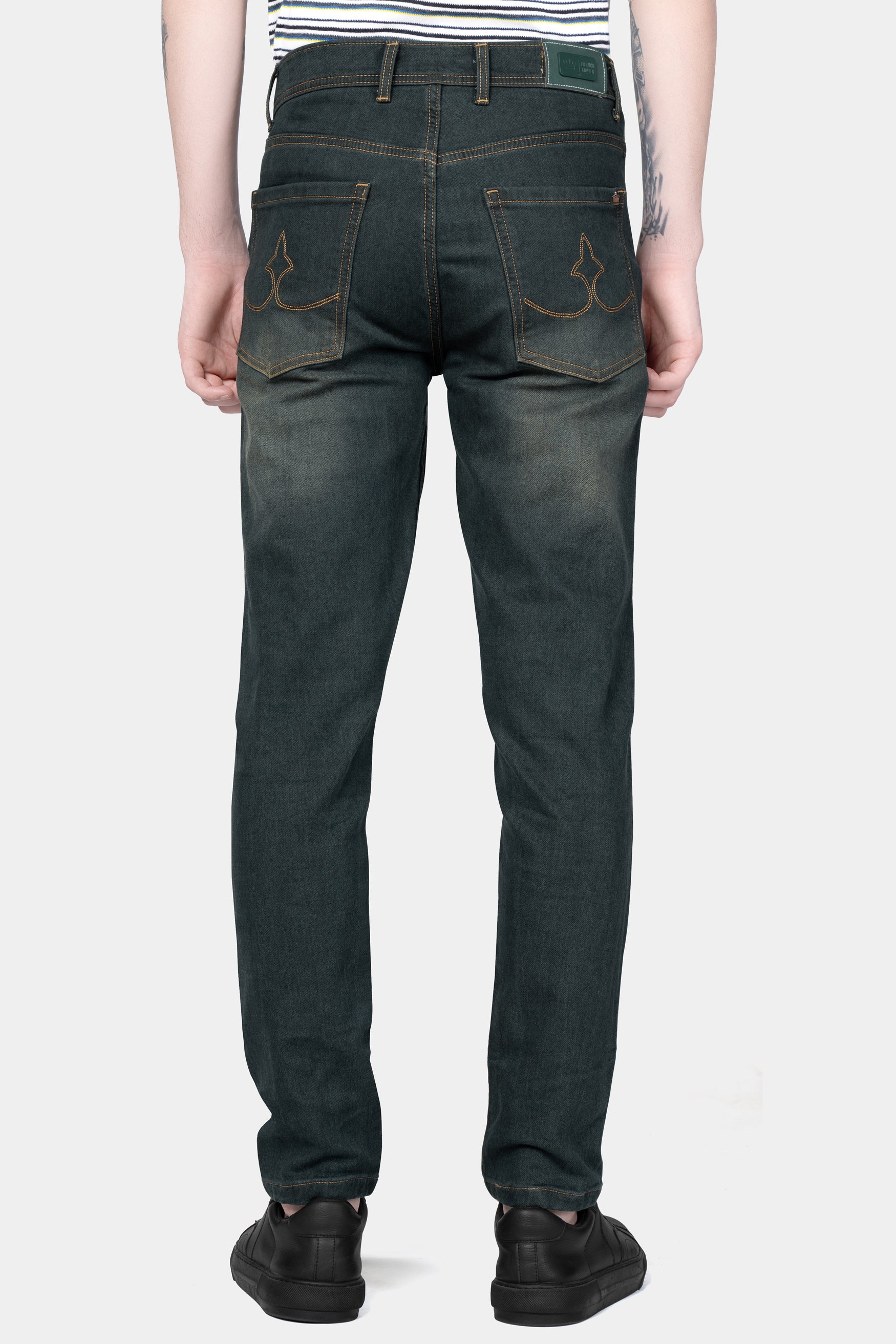 Iridium Gray Stone Wash Denim