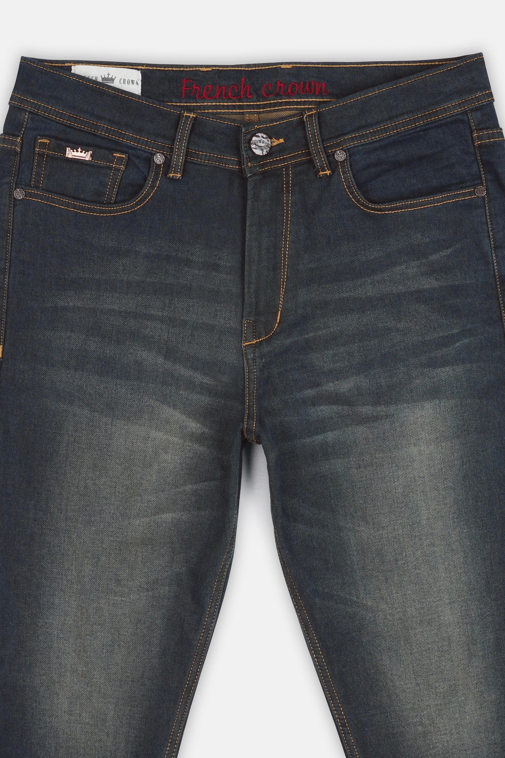 Iridium Gray Stone Wash Denim