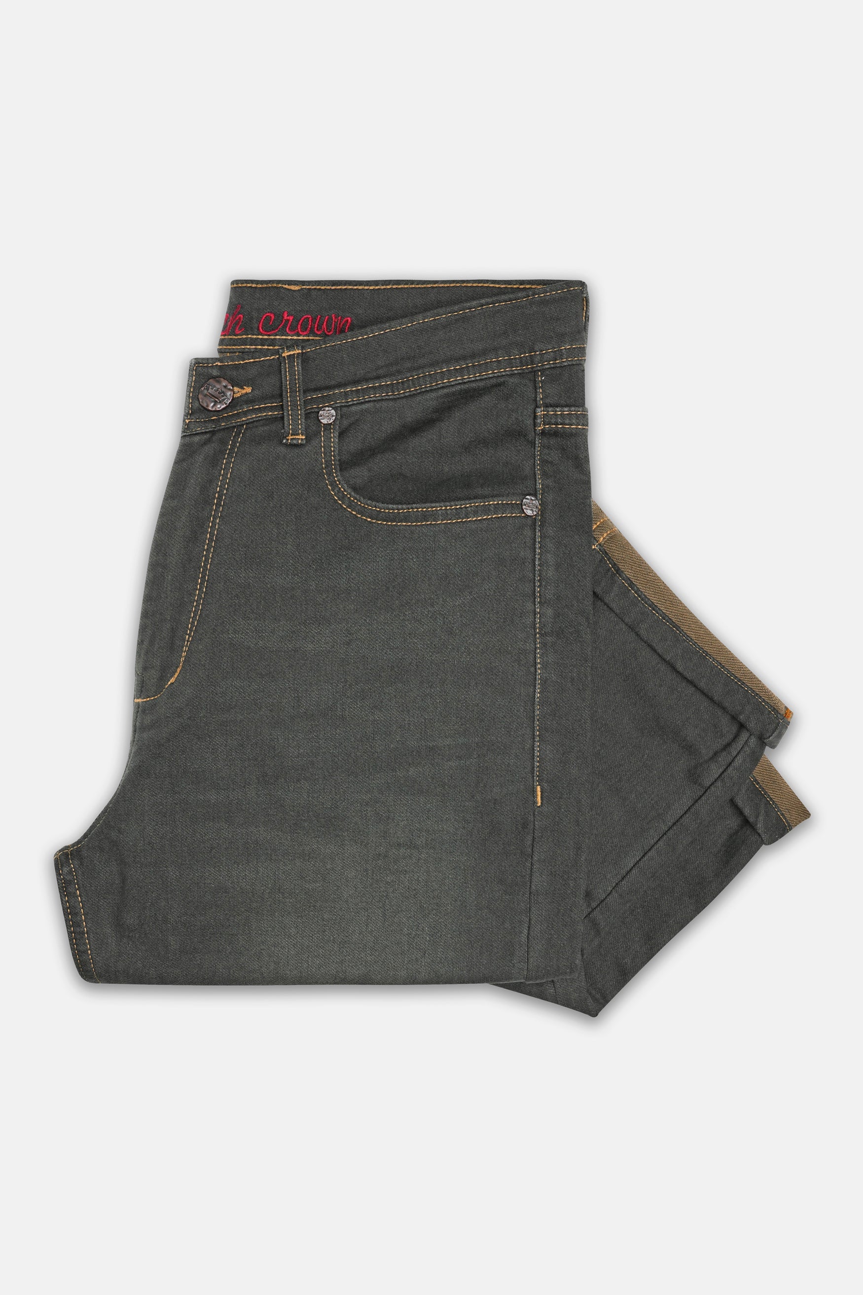 Tuatara Gray Whiskering Wash Denim