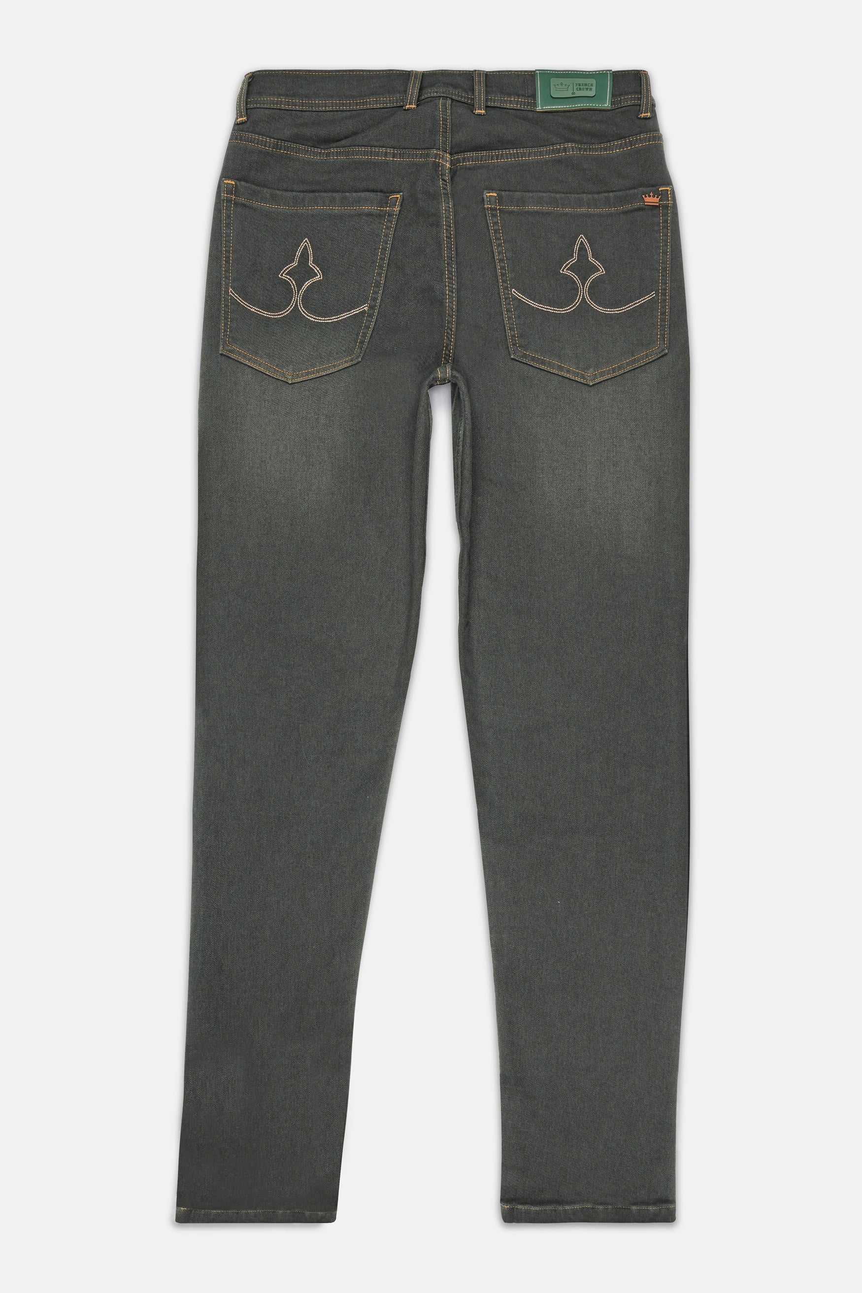 Tuatara Gray Whiskering Wash Denim