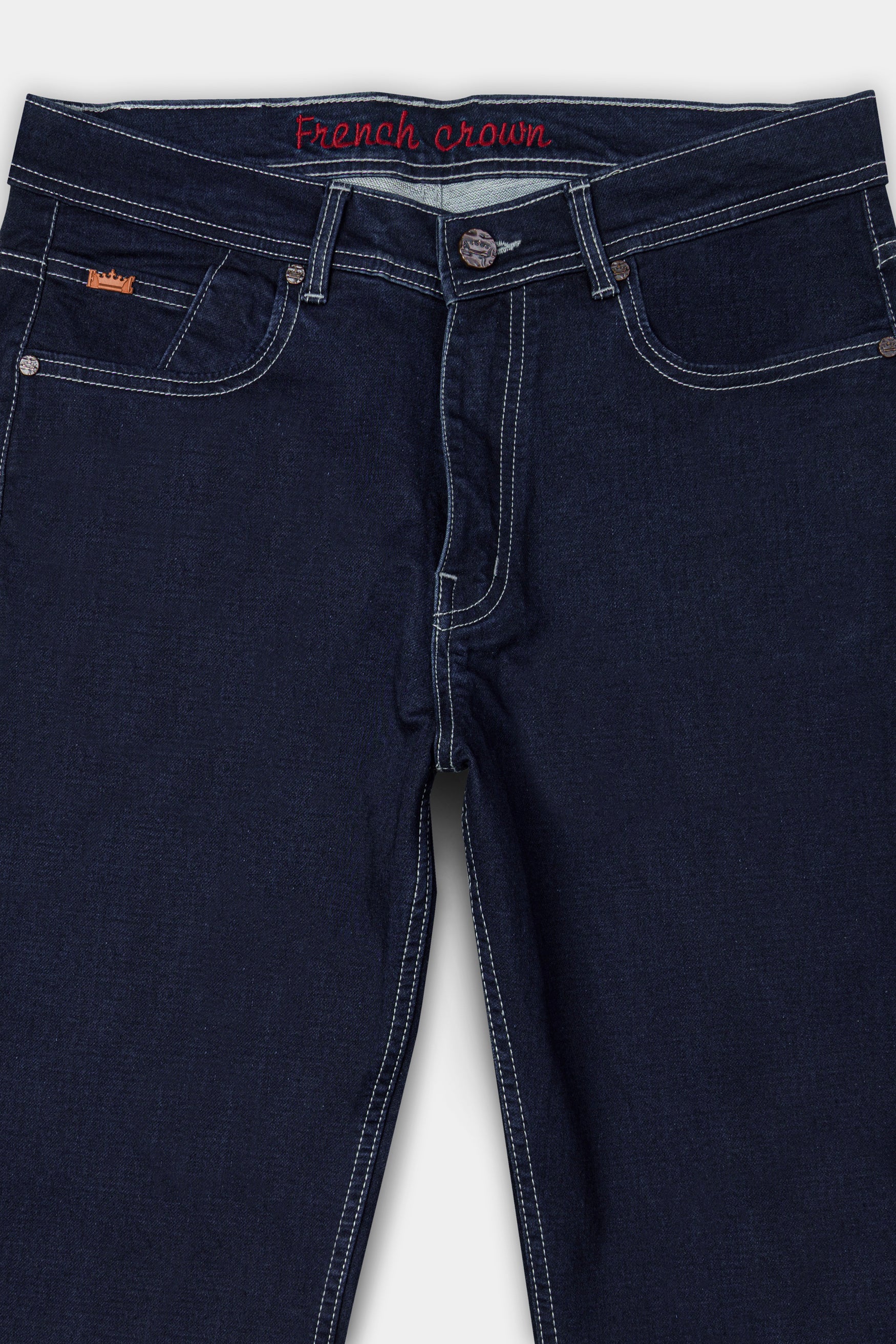 Haiti Dark Blue Rinse Wash Stretchable Denim
