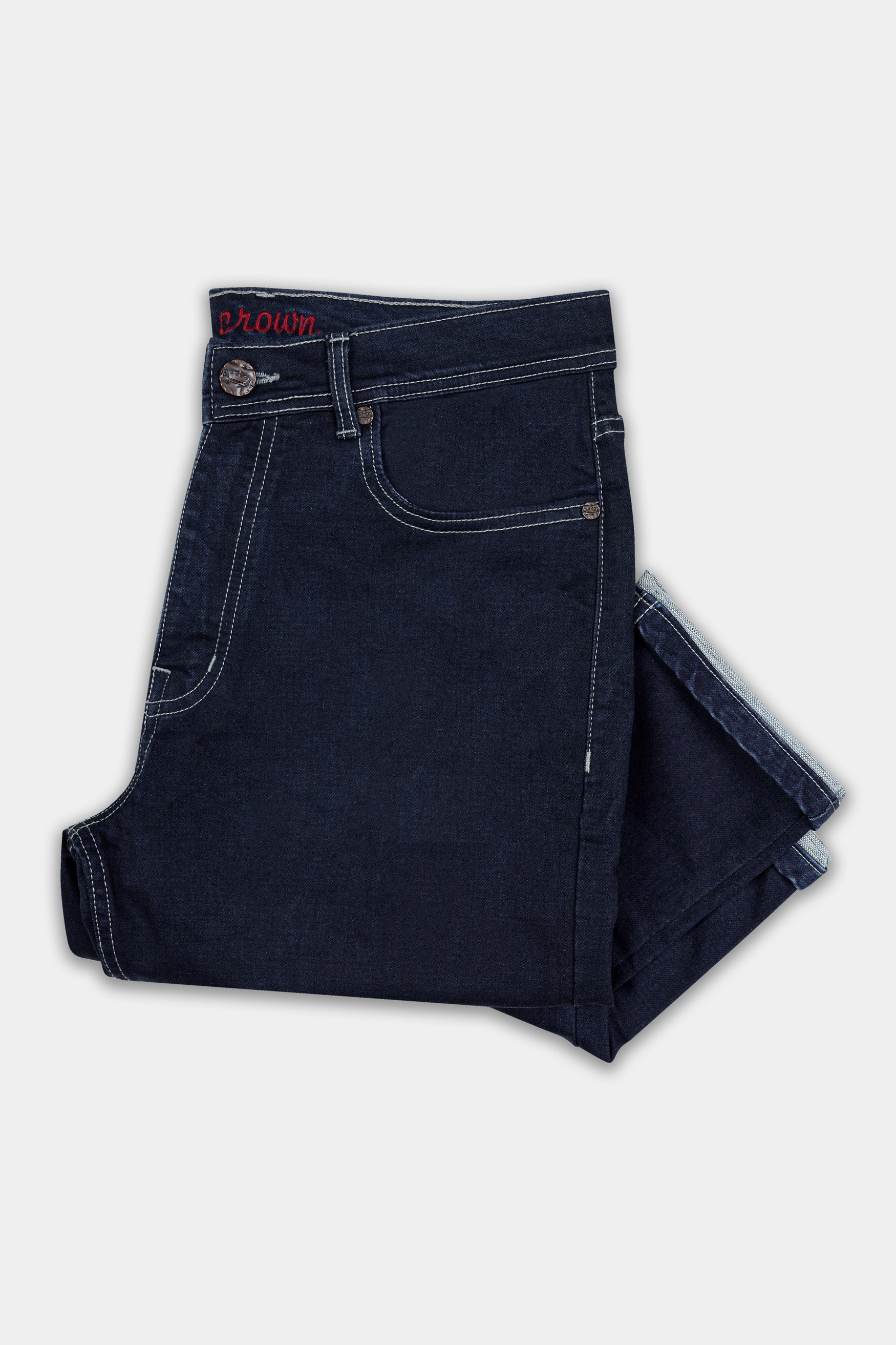 Haiti Dark Blue Rinse Wash Stretchable Denim