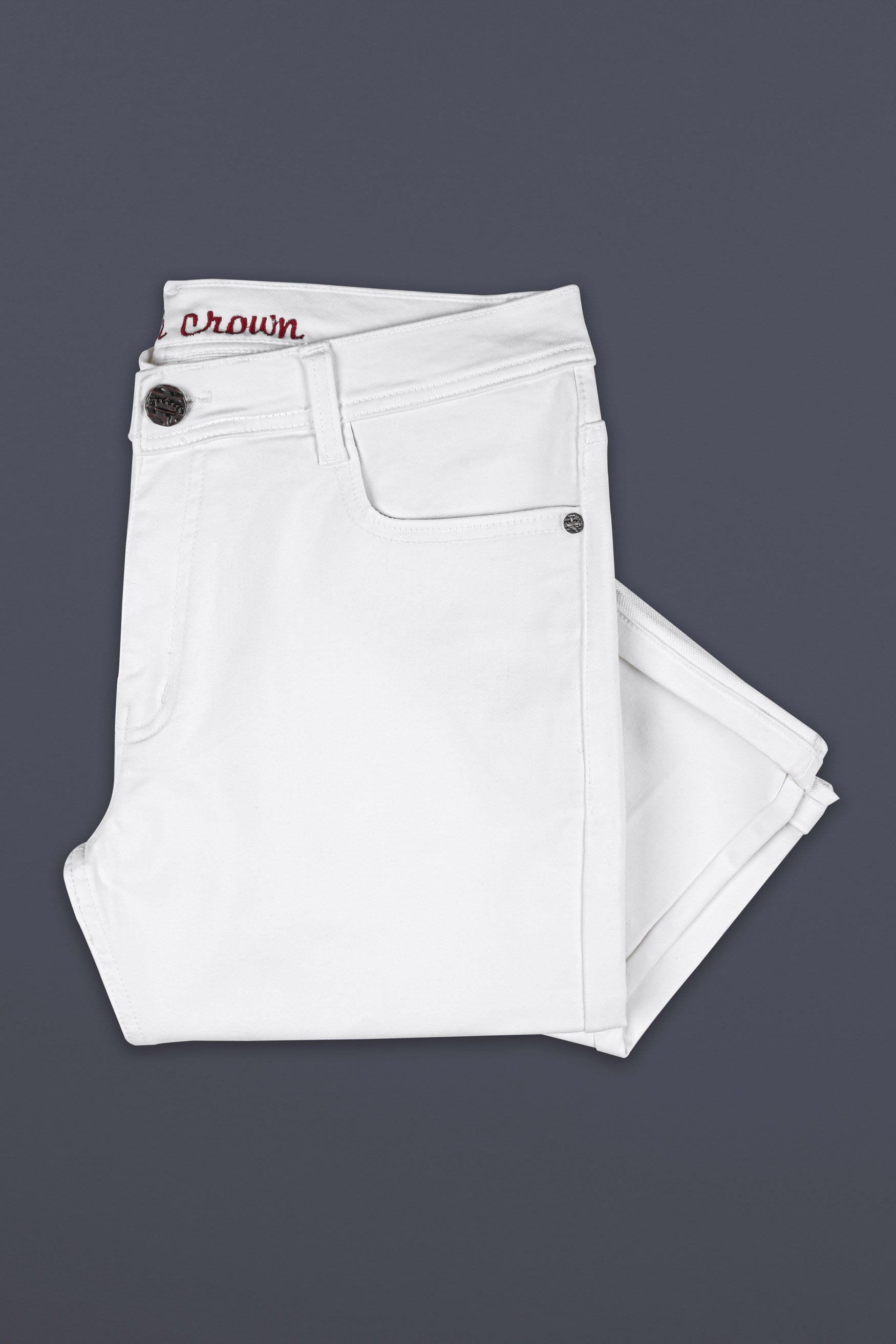 Bright White Clean Look Stretchable Denim