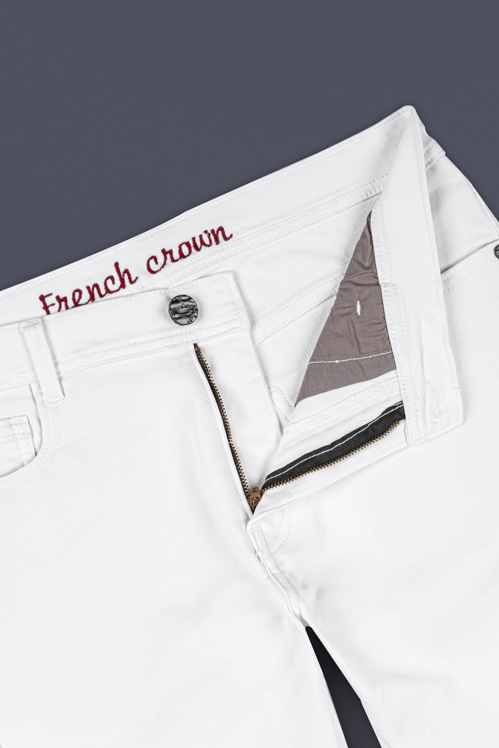 Bright White Clean Look Stretchable Denim