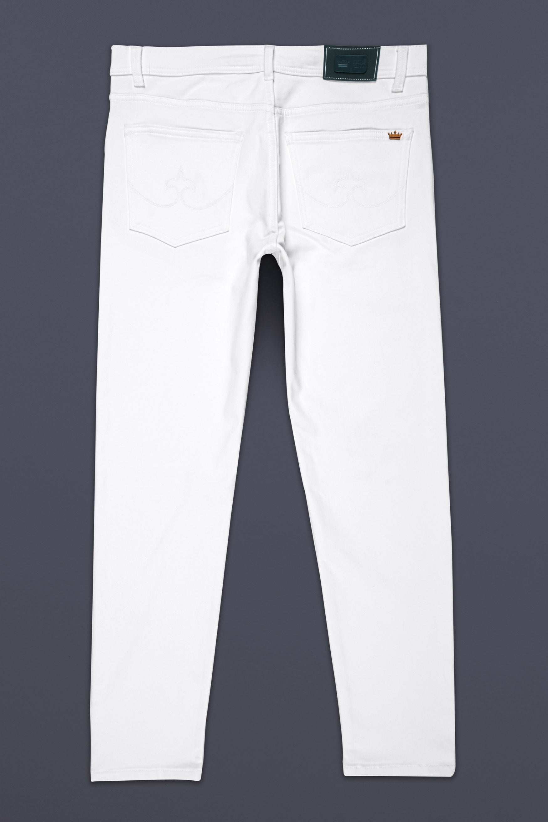Bright White Clean Look Stretchable Denim