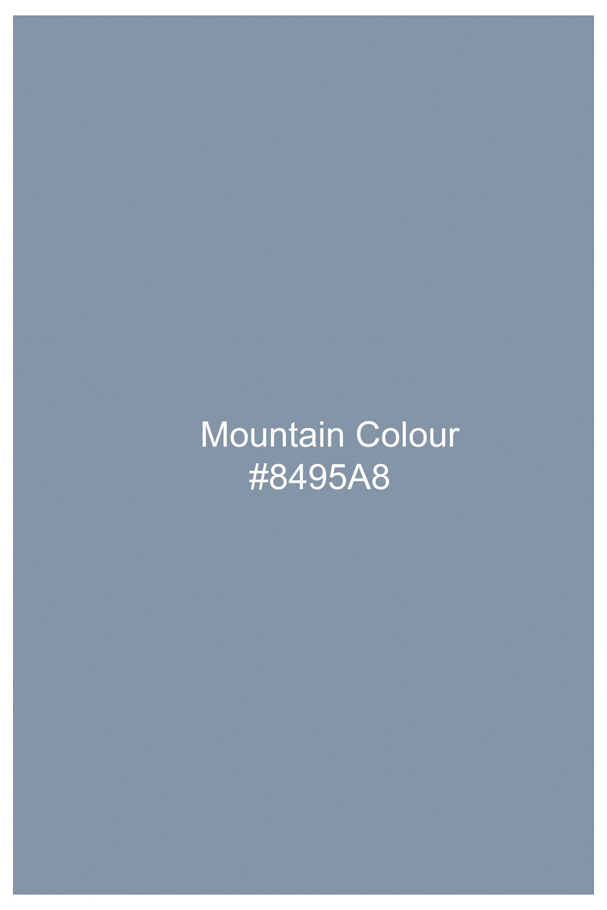 Mountain Blue Stone Wash Stretchable Denim