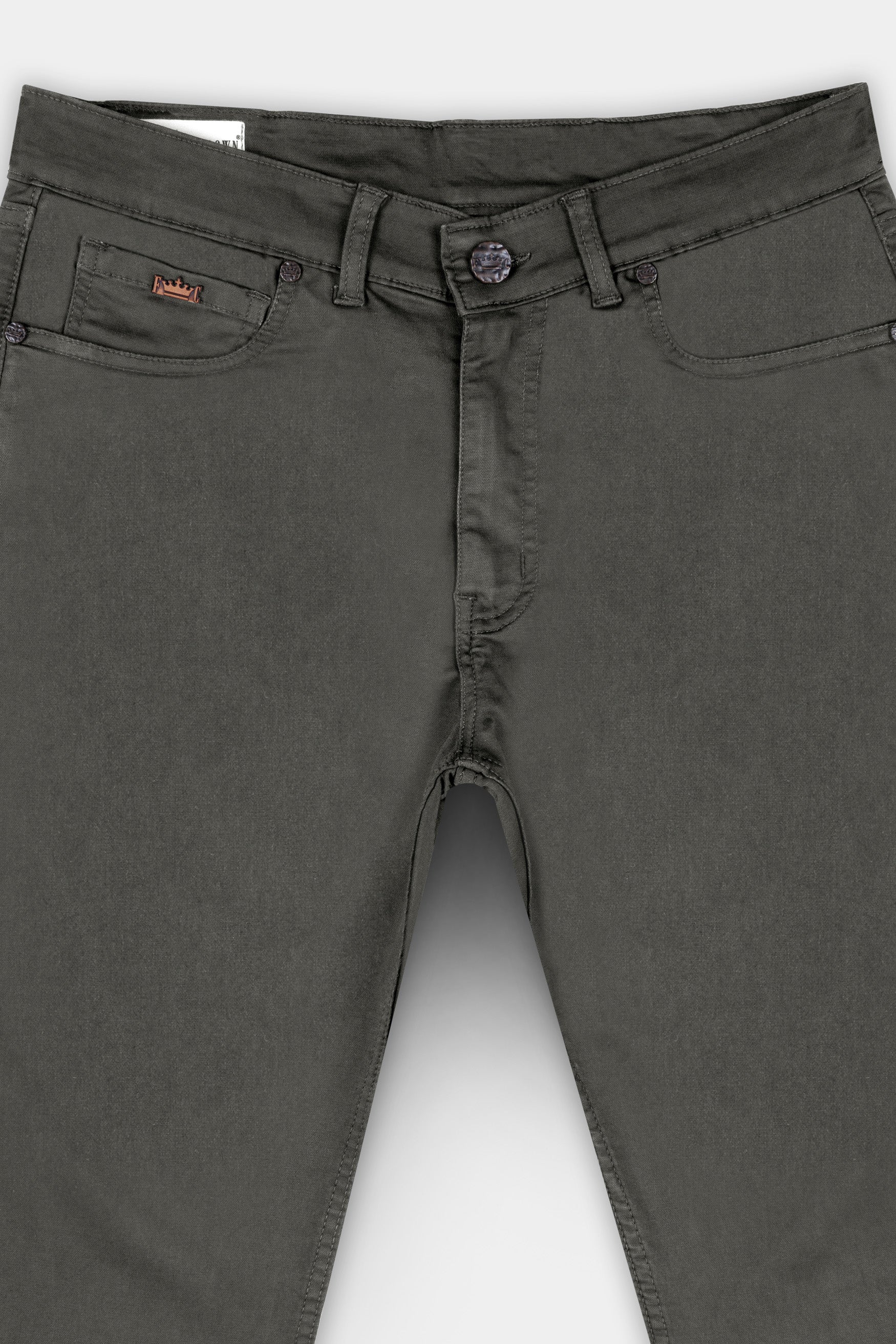 Tundora Gray Clean Look Stretchable Lightweight Denim
