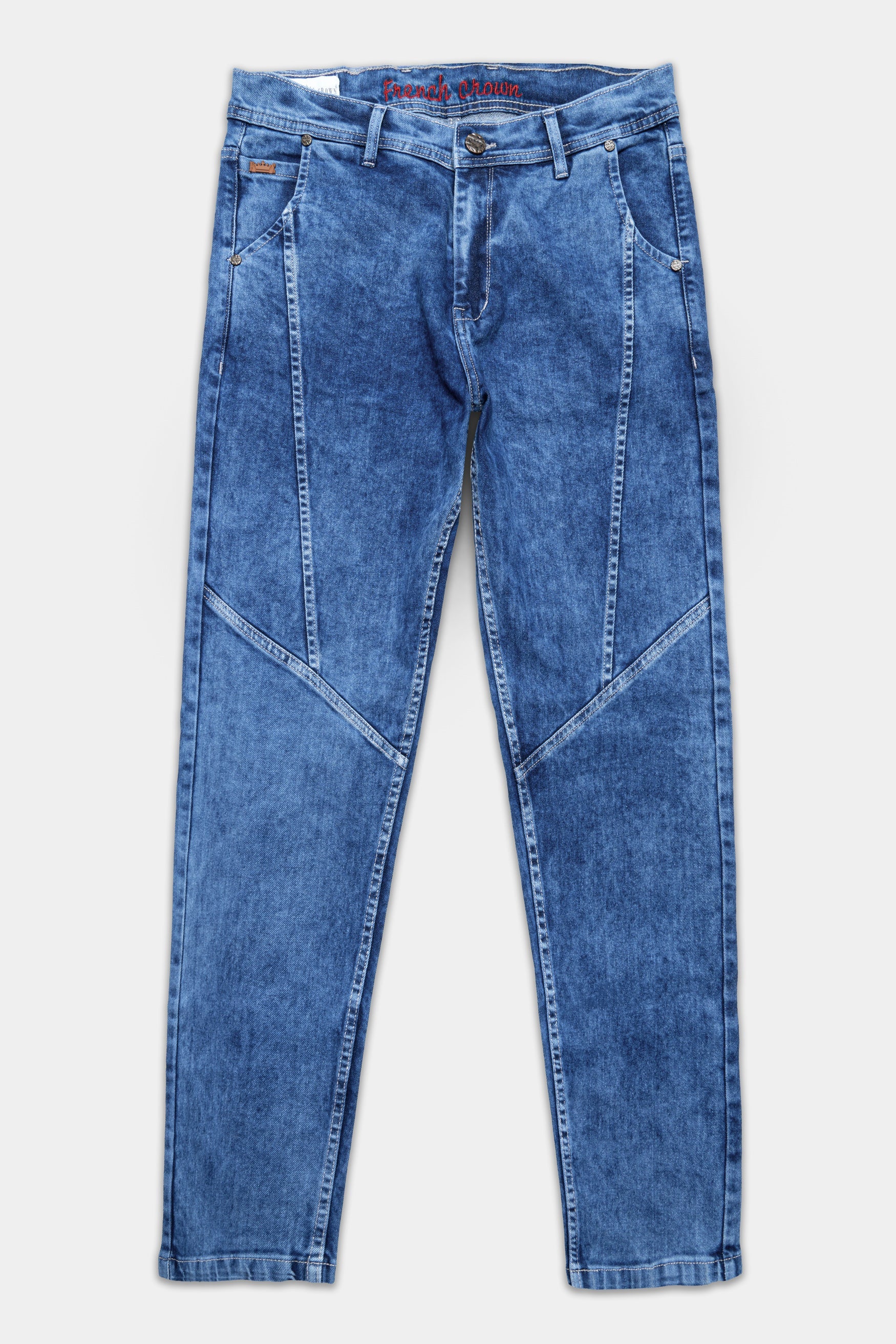 Chathams Blue Stretchable Designer Denim