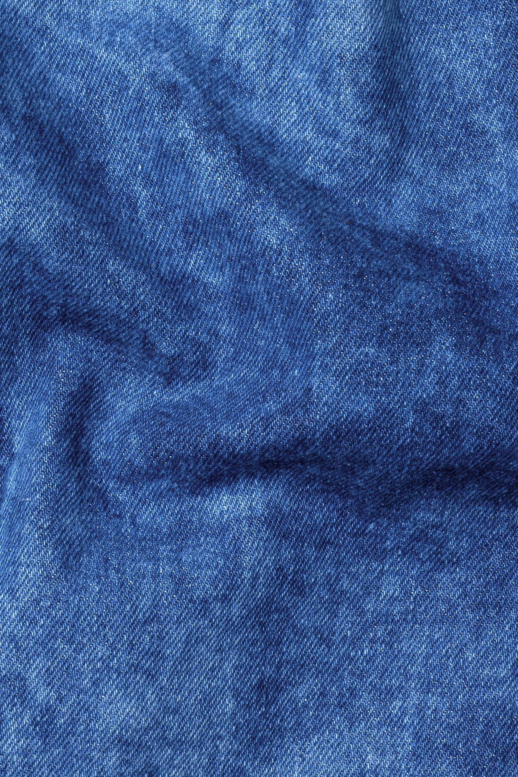 Chathams Blue Stretchable Designer Denim