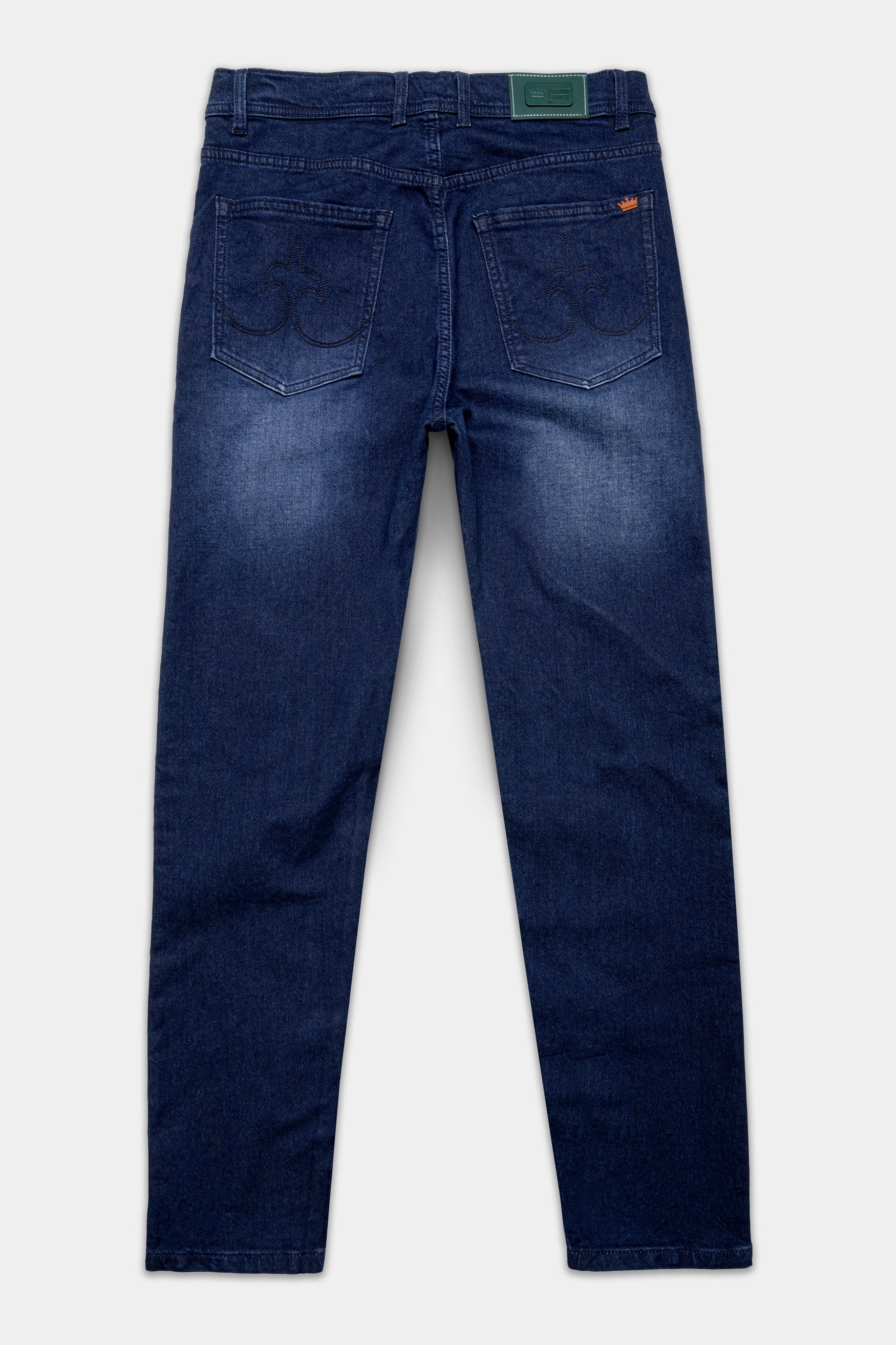 Persian Blue Stone Wash Stretchable Denim