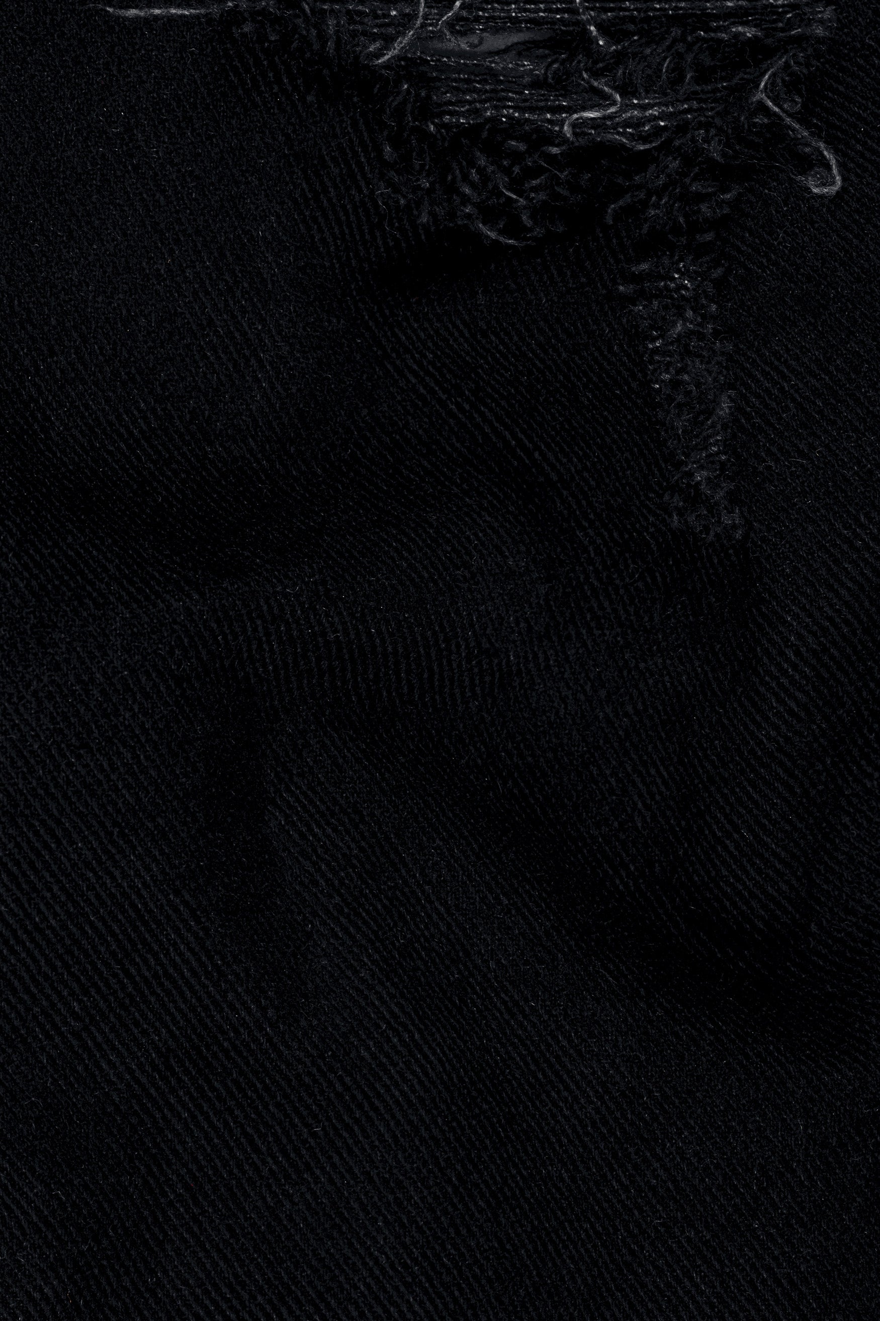 Jade black mildly Distressed Rinse washed Denim