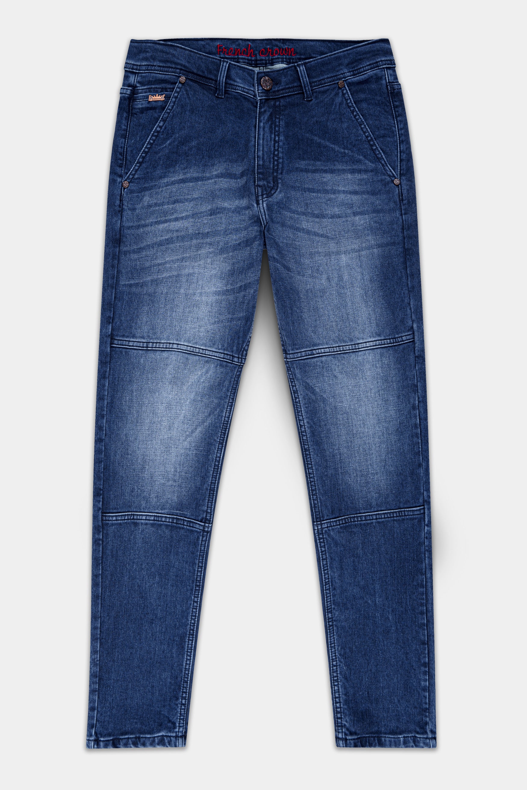 Dianne Blue Whiskering Wash Denim