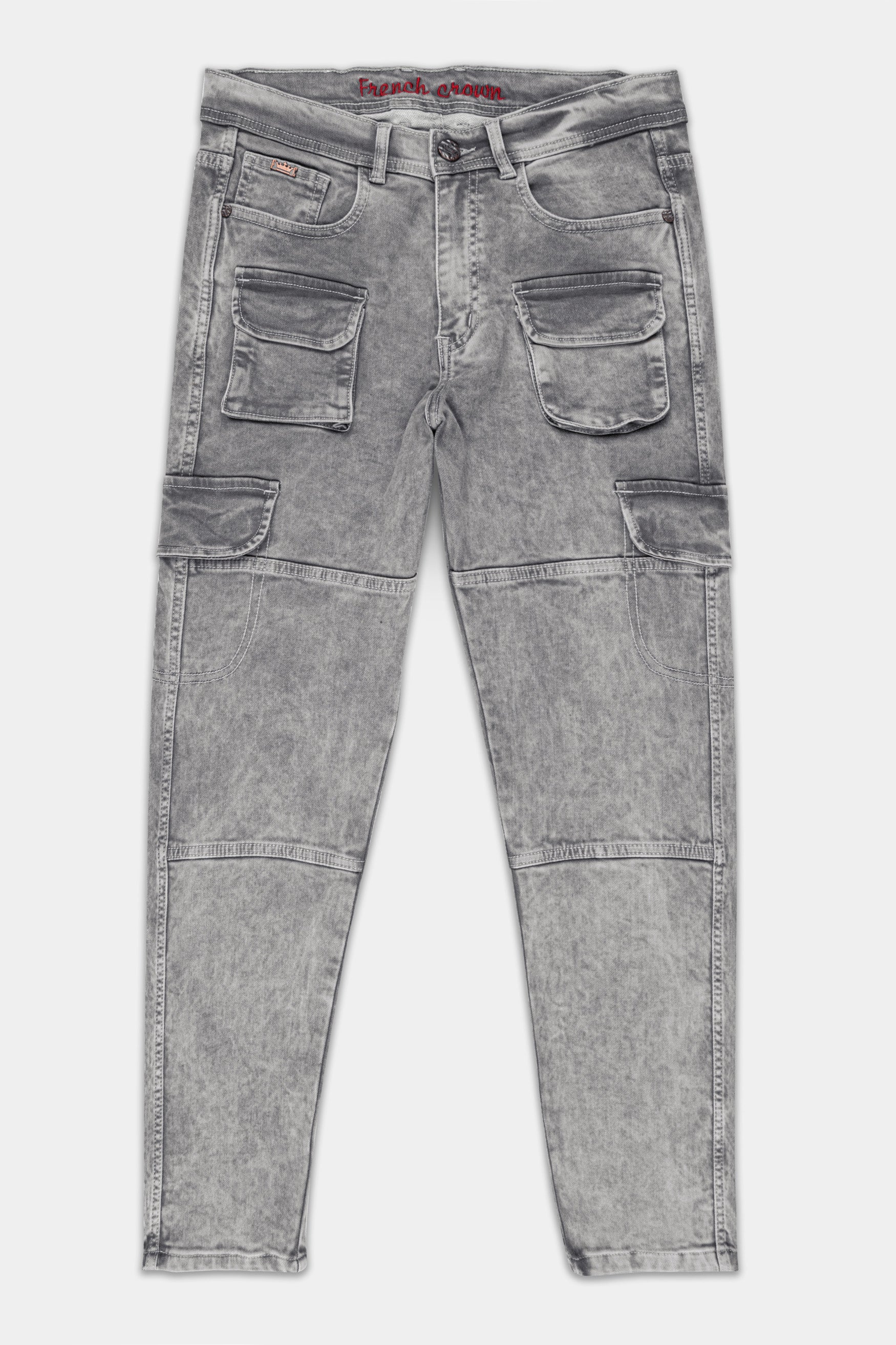 Regent Gray Rinse washed Cargo Denim