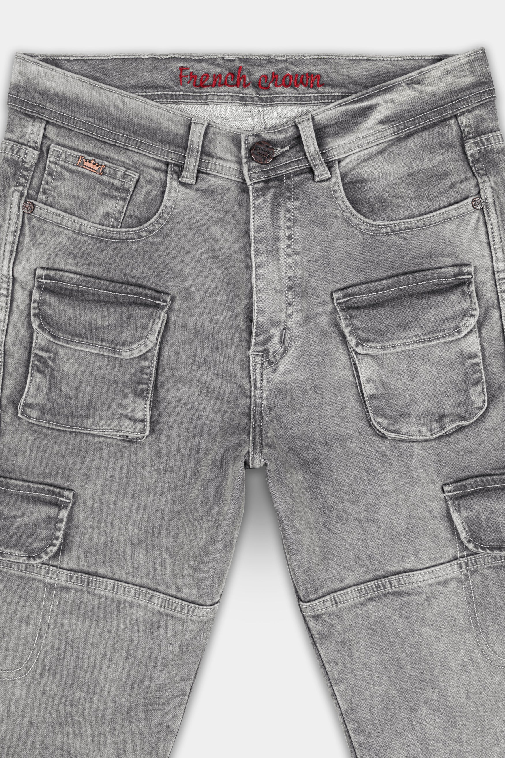 Regent Gray Rinse washed Cargo Denim