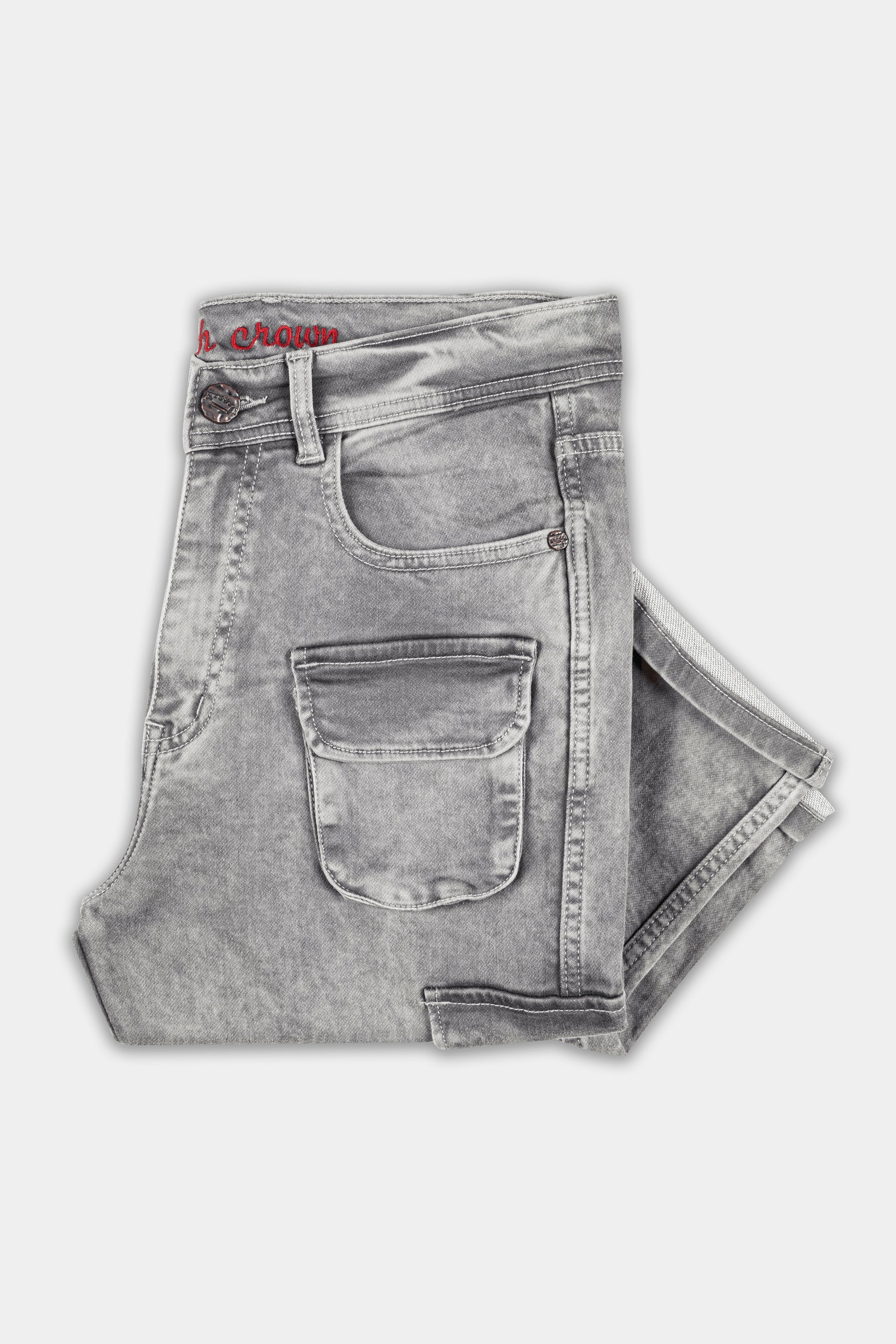 Regent Gray Rinse washed Cargo Denim