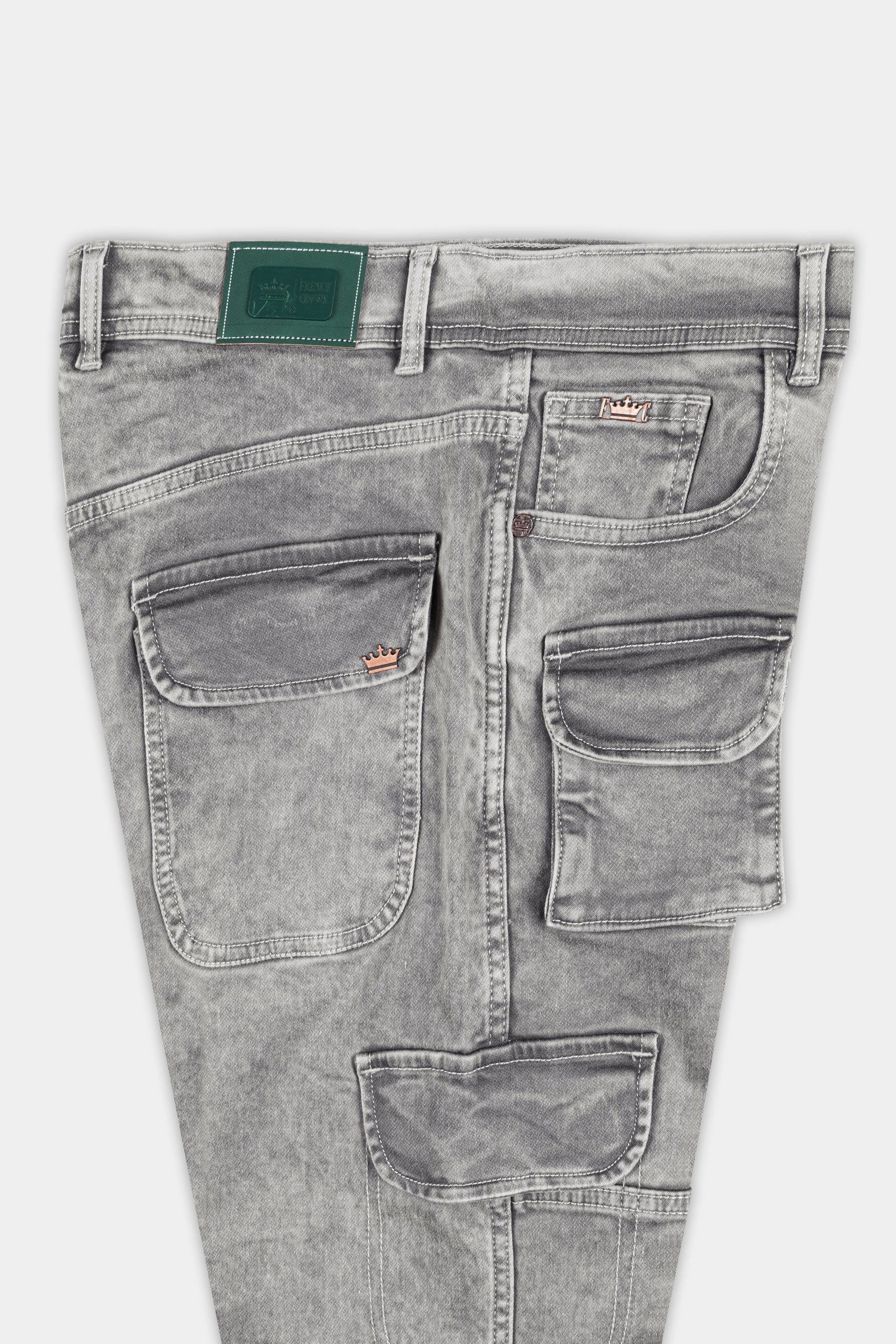 Regent Gray Rinse washed Cargo Denim