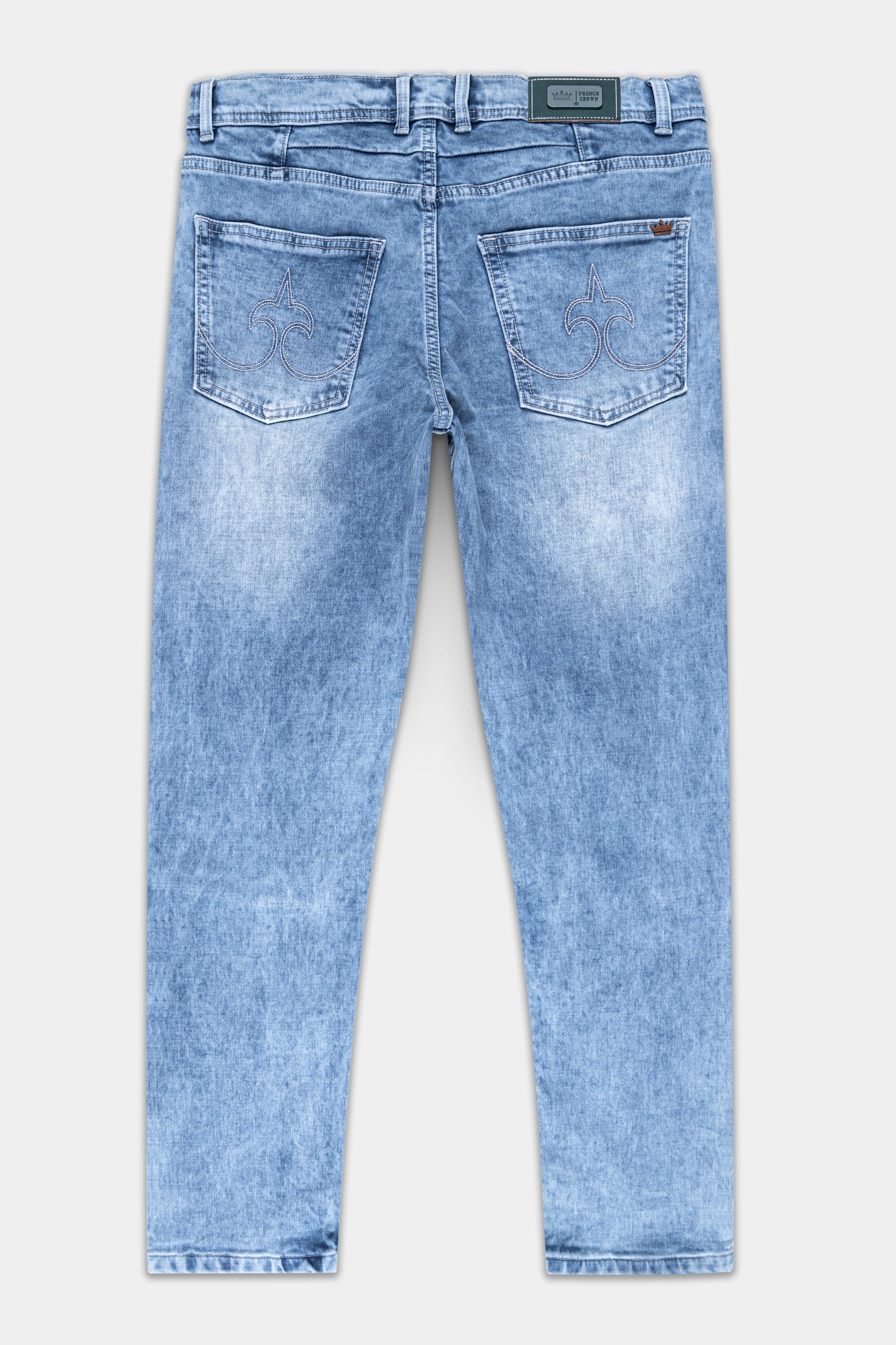 Polo Blue Whiskering Wash stretchable Denim