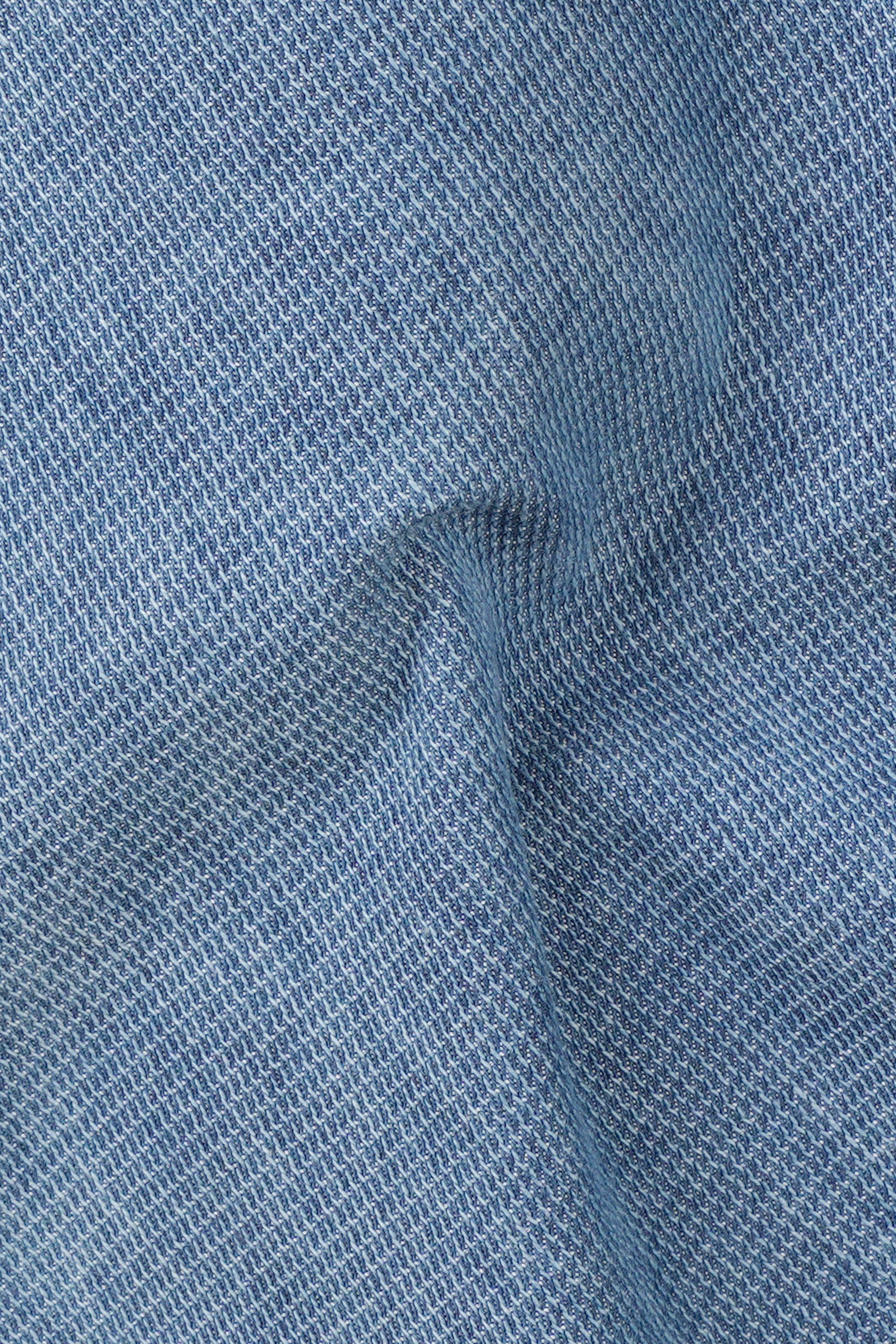 Glacier Blue Rinse Washed Cargo Denim
