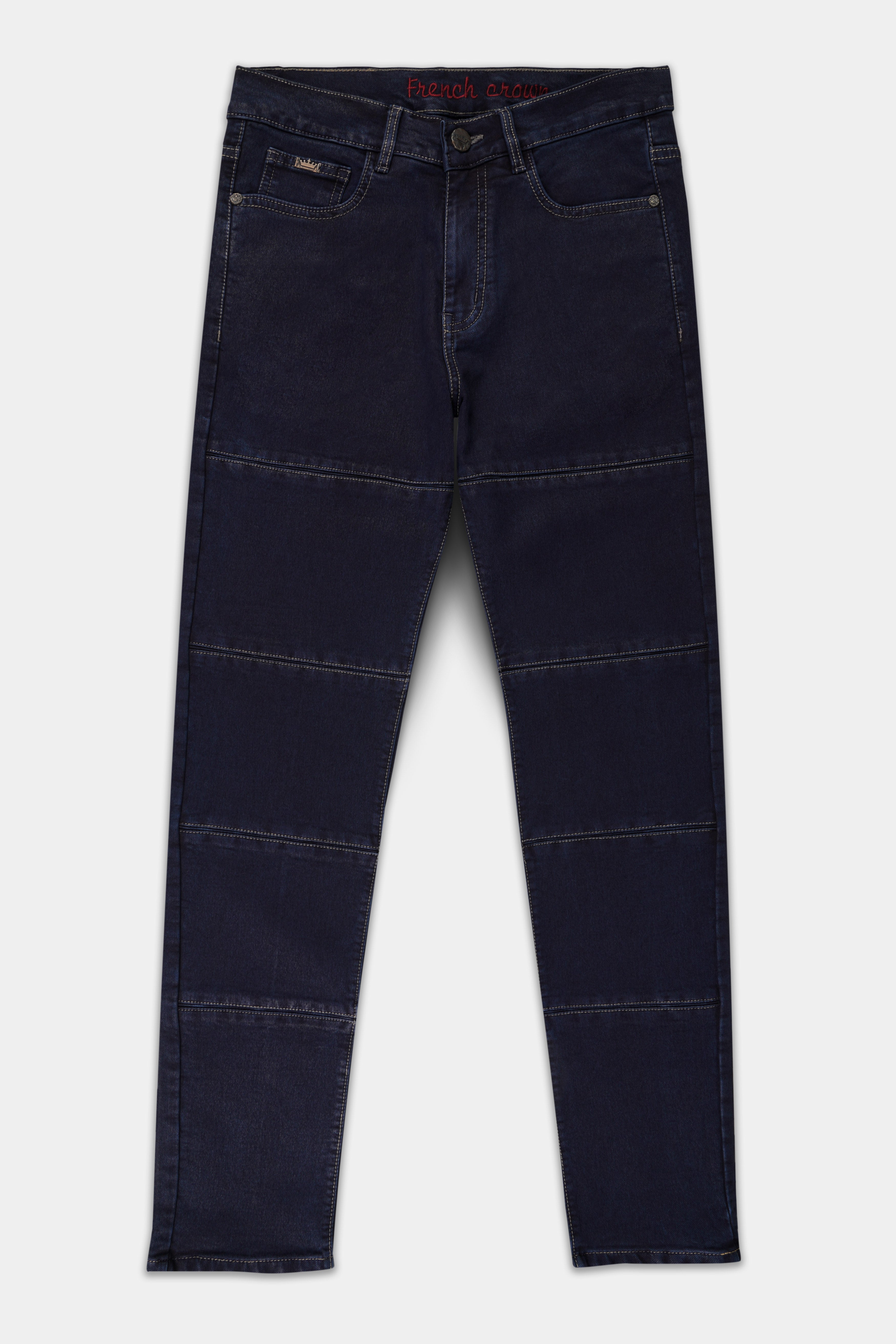 Vulcan Blue Rinse Wash Designer Denim