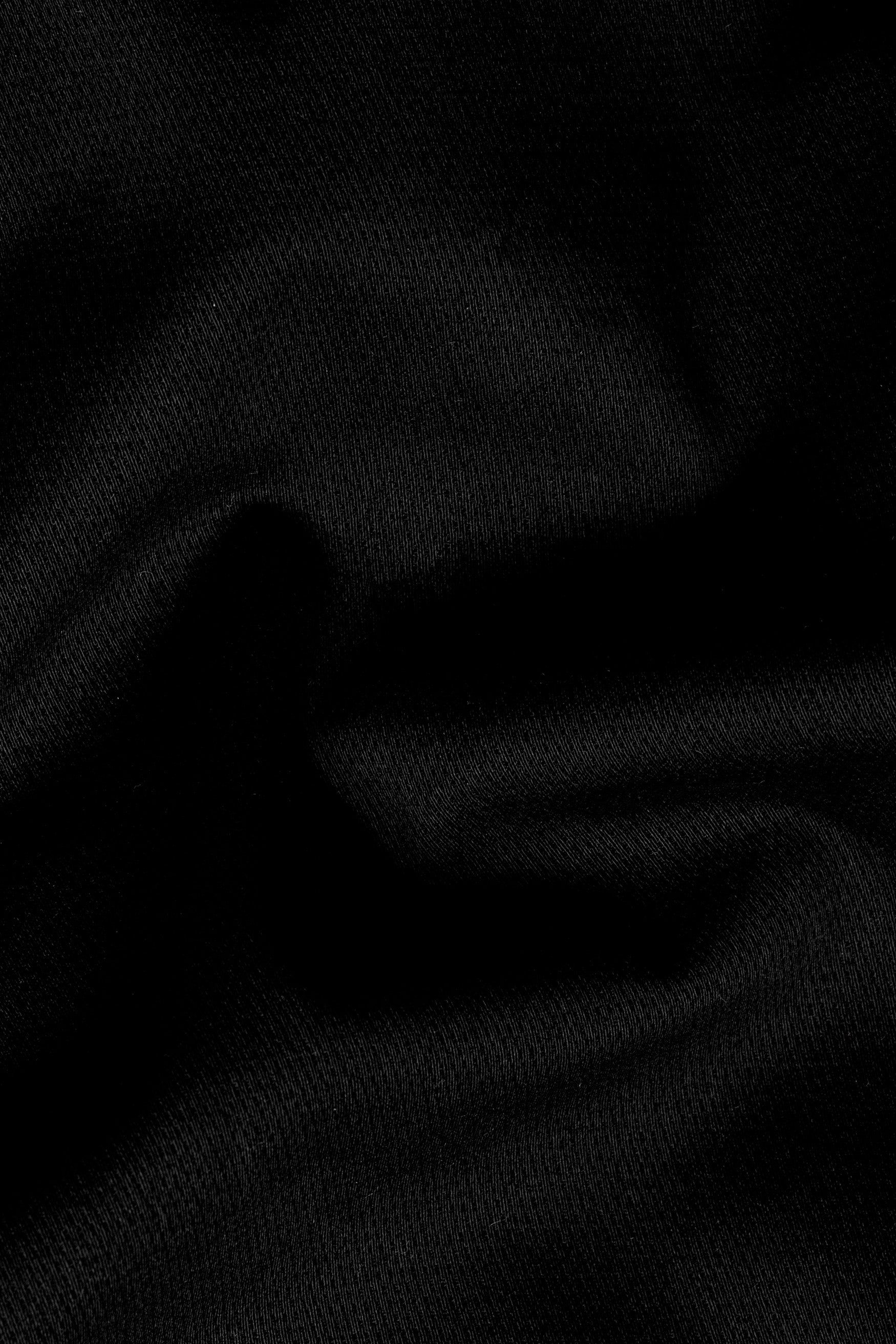 Jade Black Premium Cotton Chinos Pant