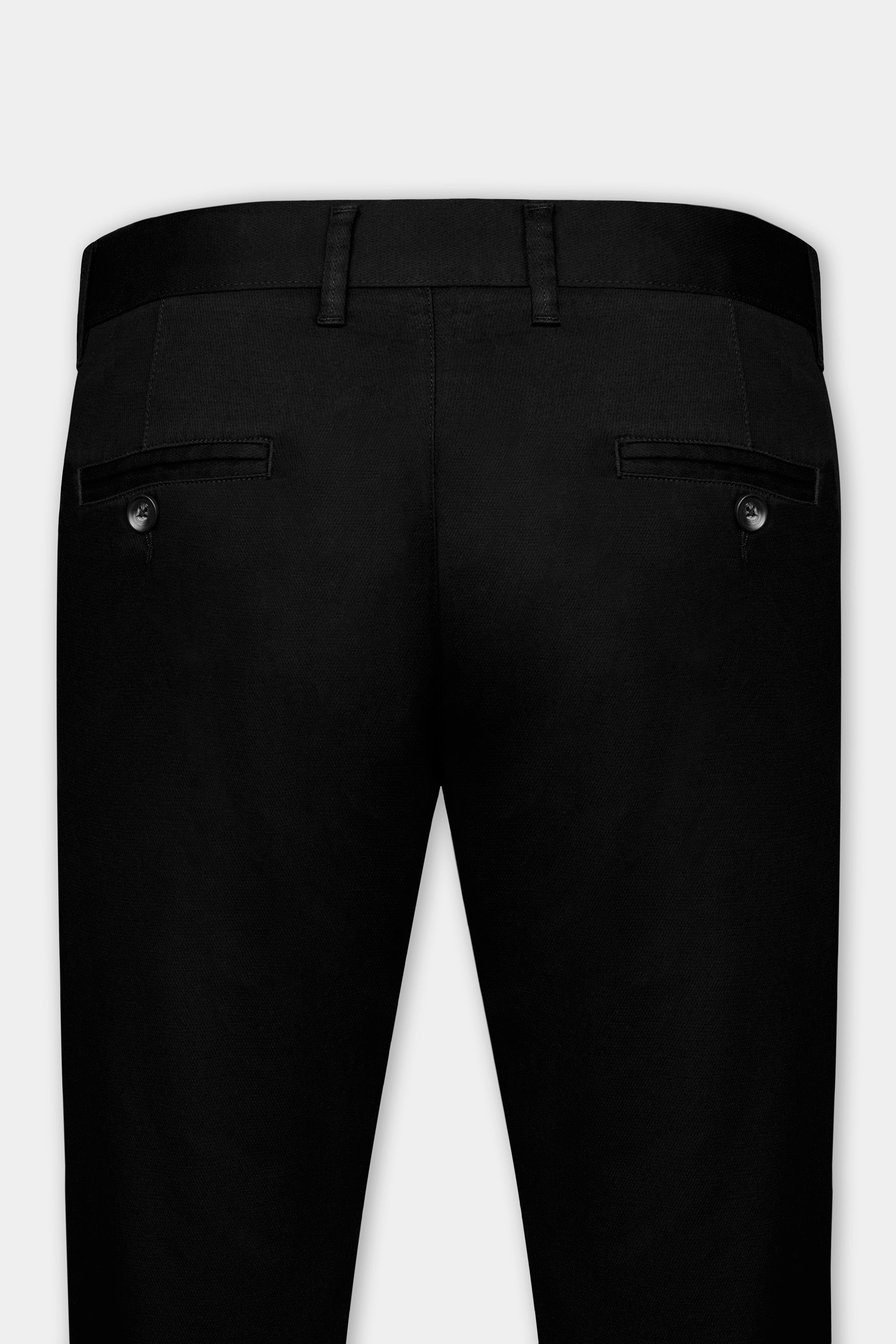 Jade Black Premium Cotton Chinos Pant