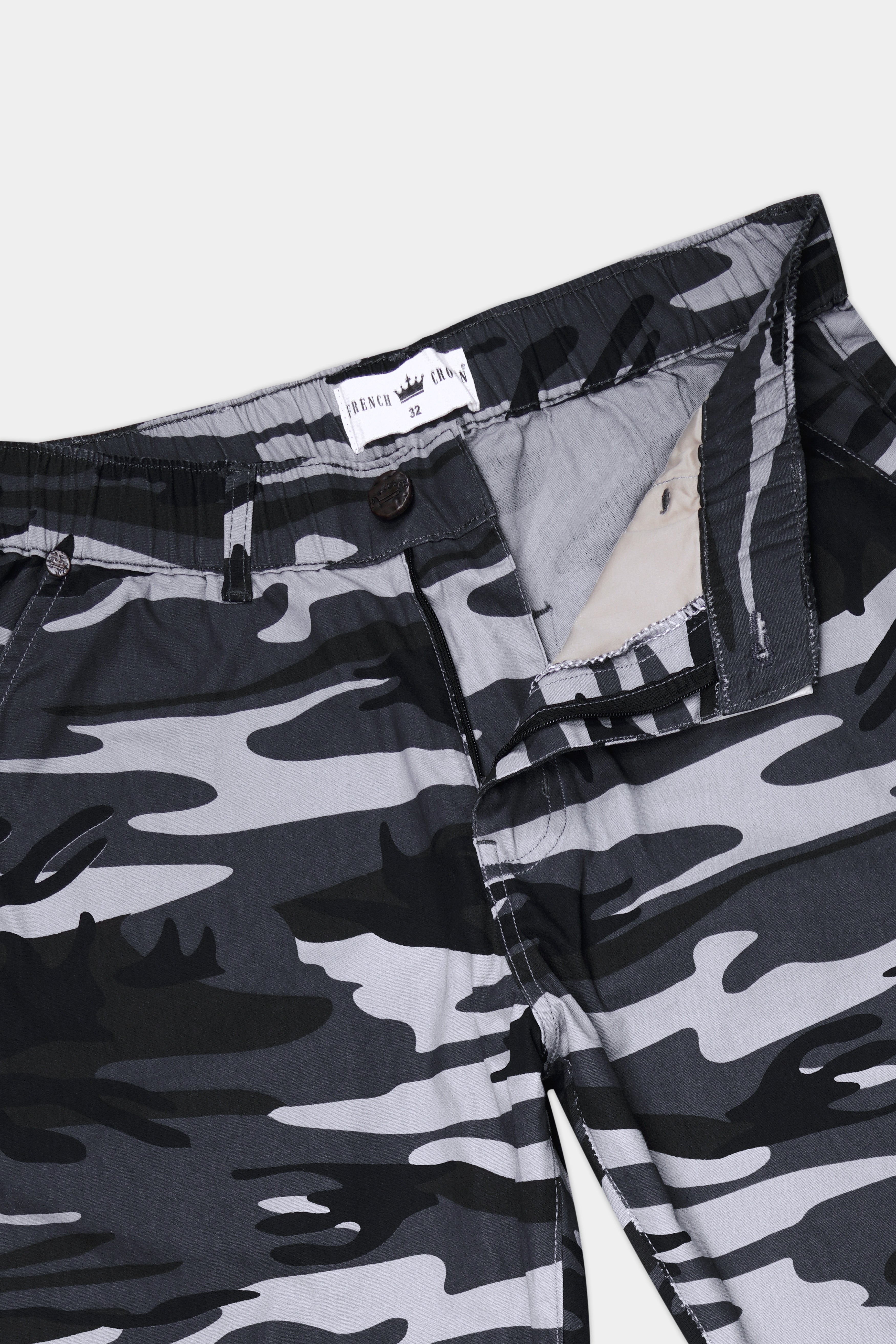 Ship Gray Camouflage Printed Pant