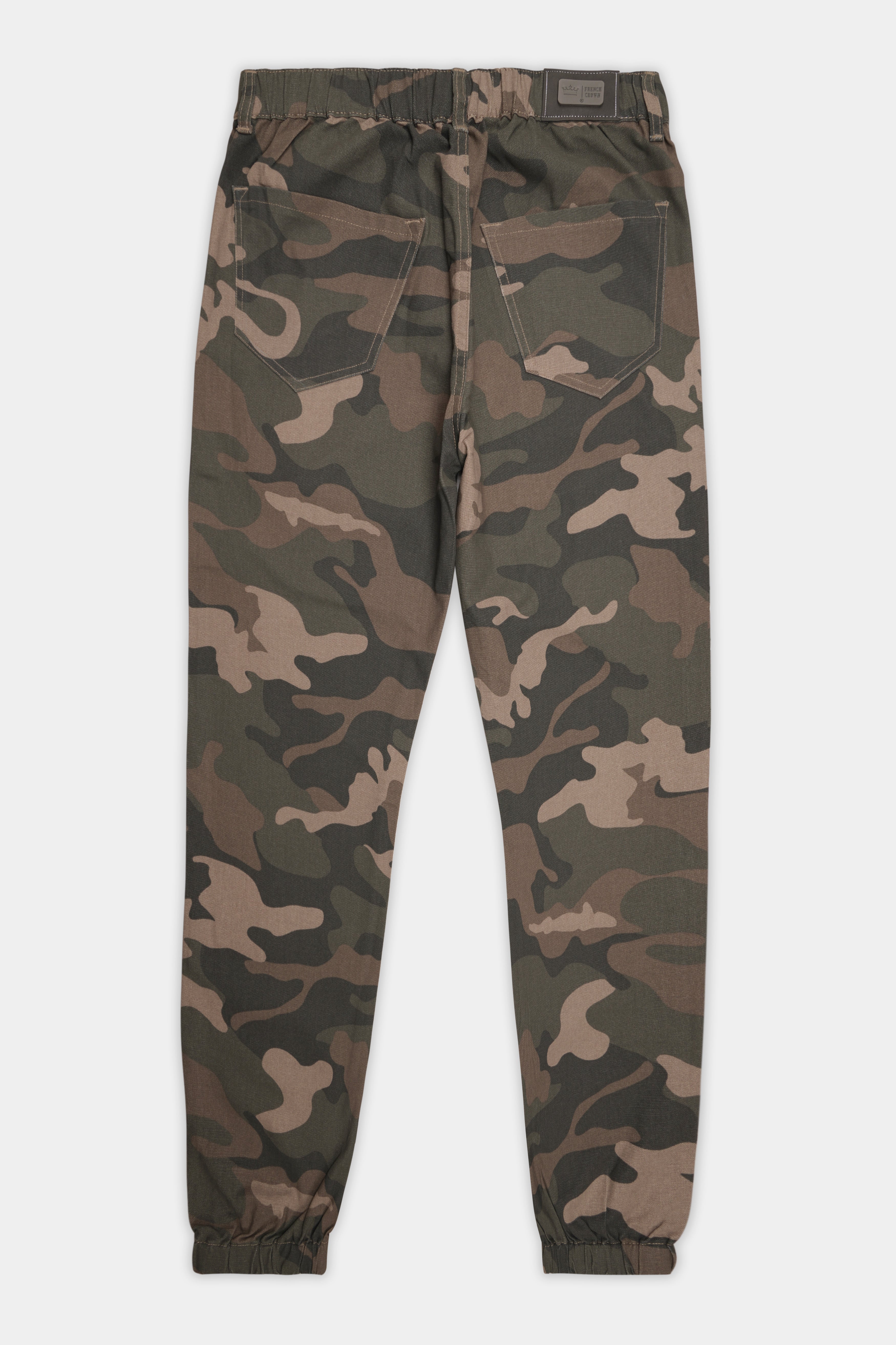 Ferra Brown And Finch Gray Camouflage Cargo Pant