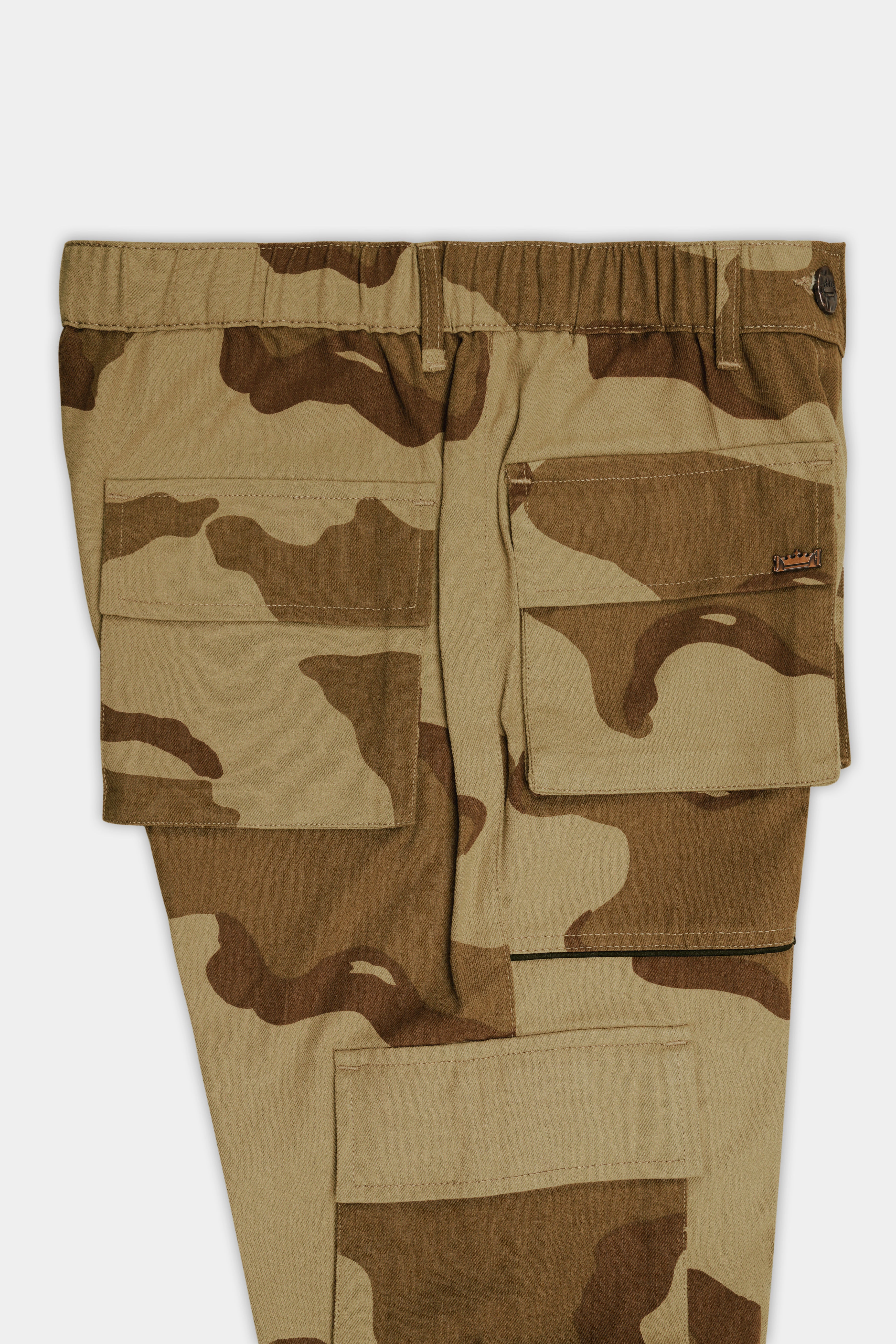 Domino Cream And lrish Brown Camouflage Cargo Pant