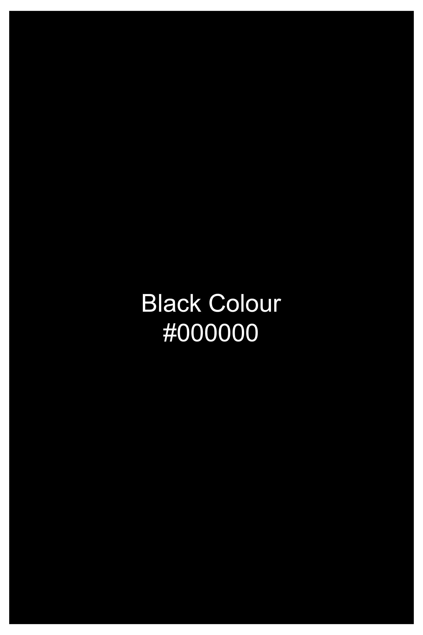 Jade Black Slim Fit Clean Look Stretchable Denim