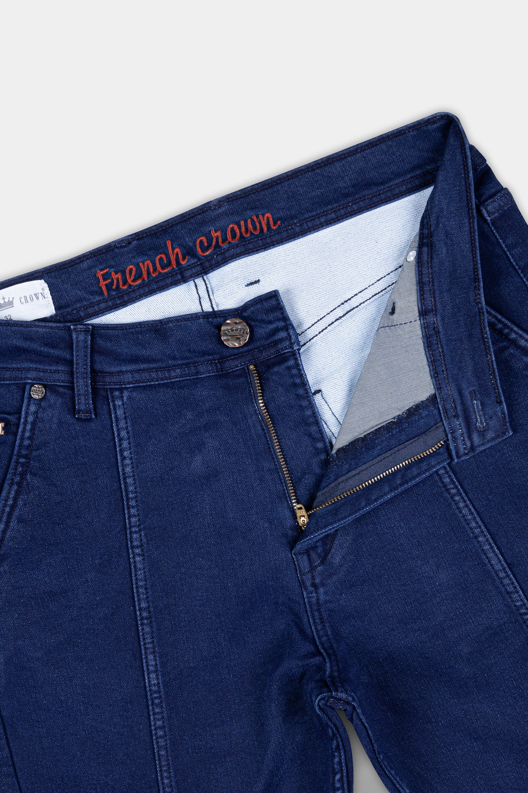 Nile Blue Rinse Wash Denim