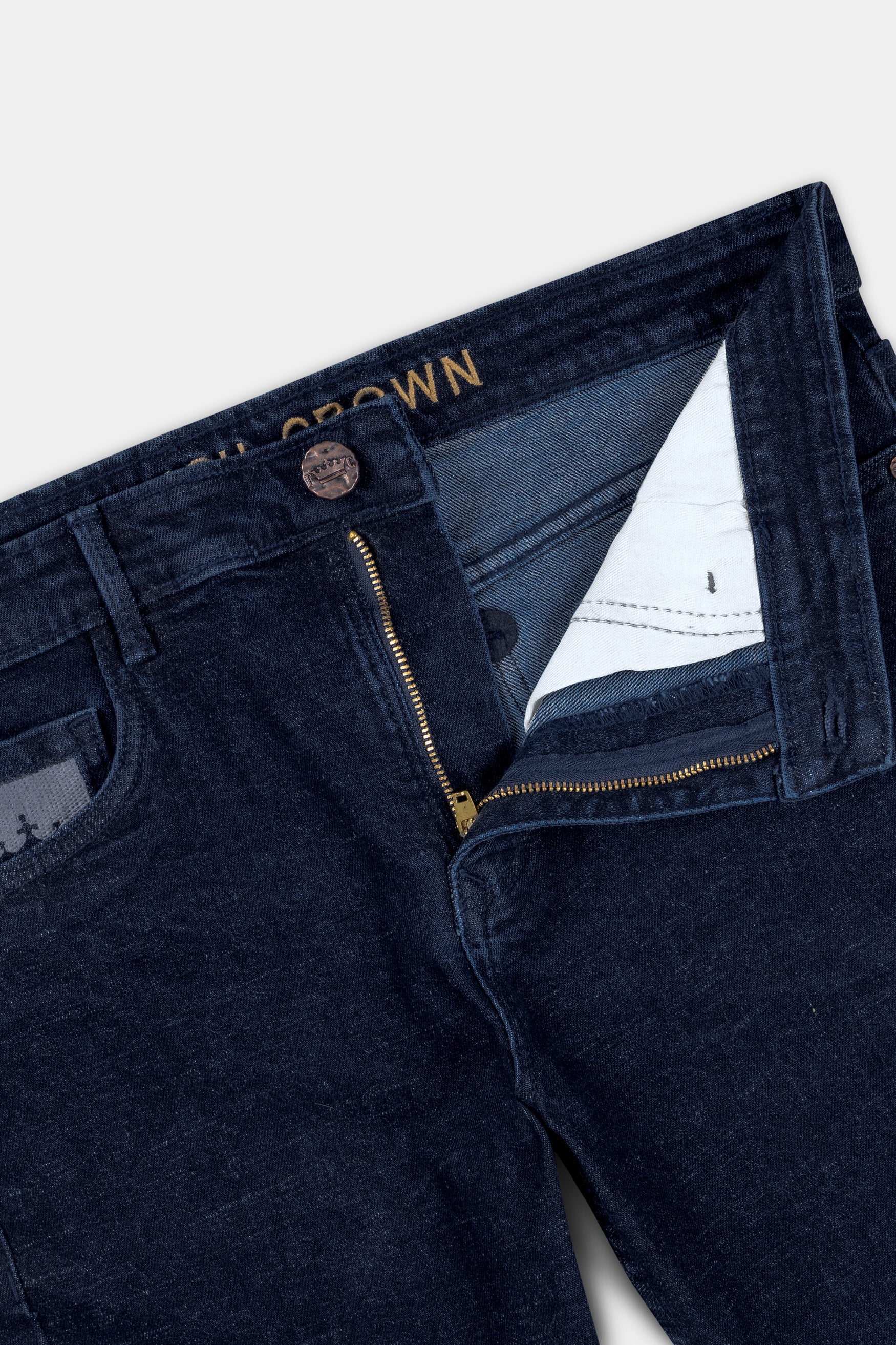 Big Stone Blue Clean Look stretchable denim