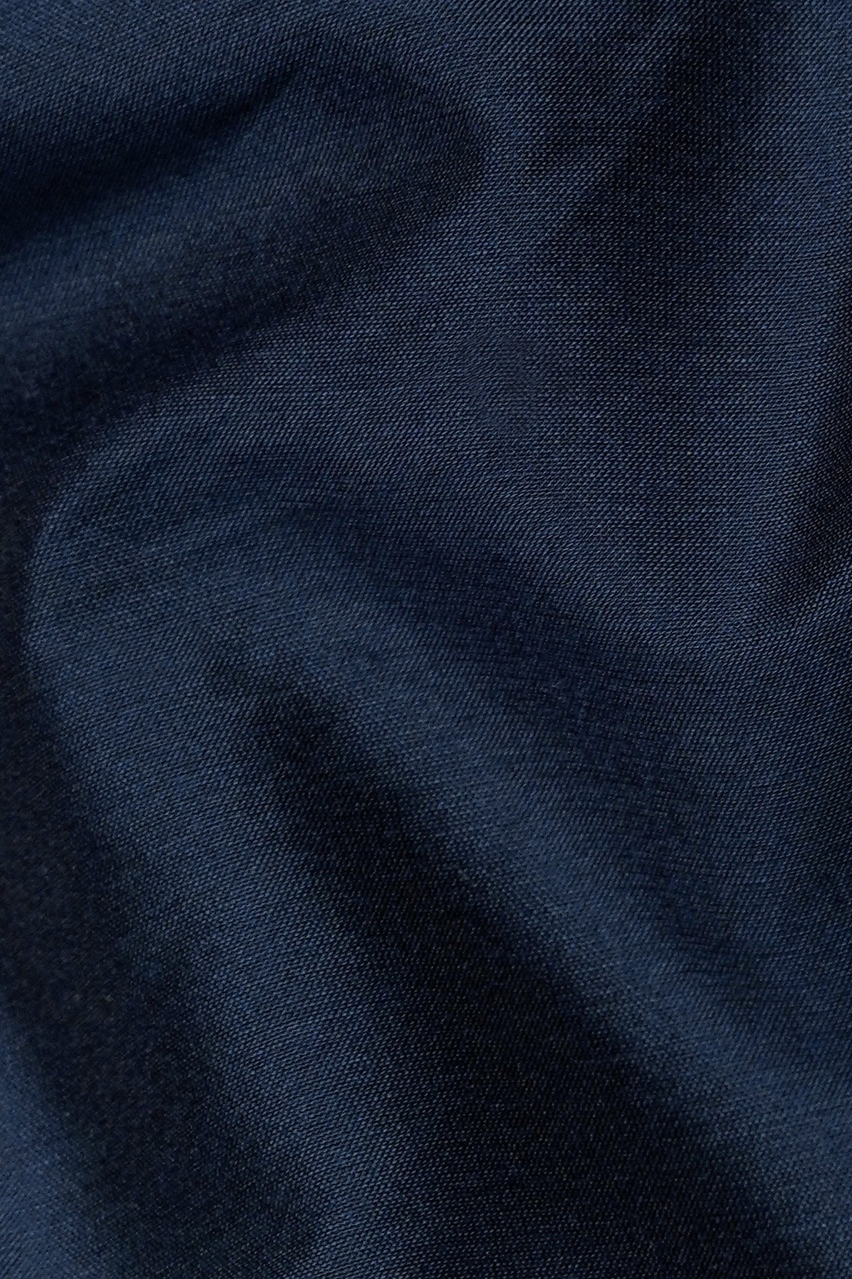 Haiti Blue Subtle Sheen Viscose Kurta