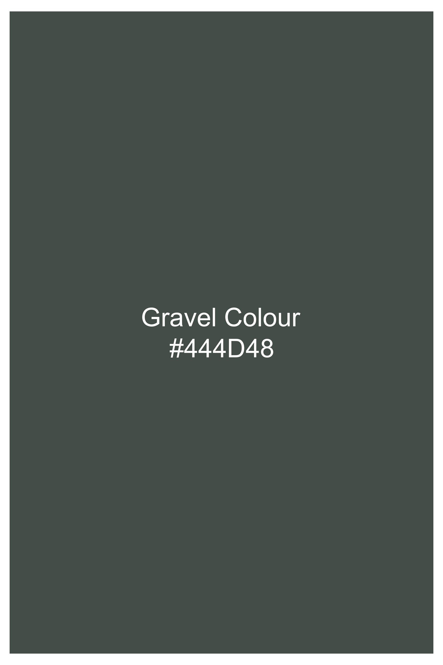 Gravel Green Subtle Sheen Viscose Kurta