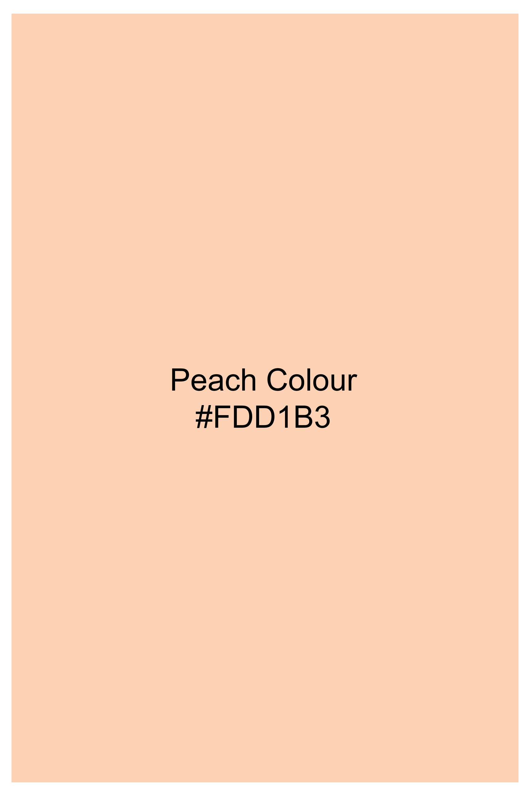 Peach Subtle Sheen Viscose Kurta