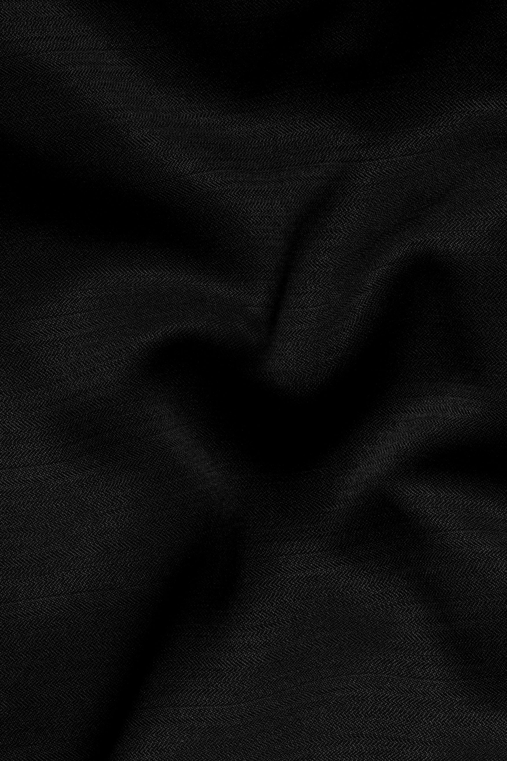 Jade Black Subtle Sheen Viscose Kurta