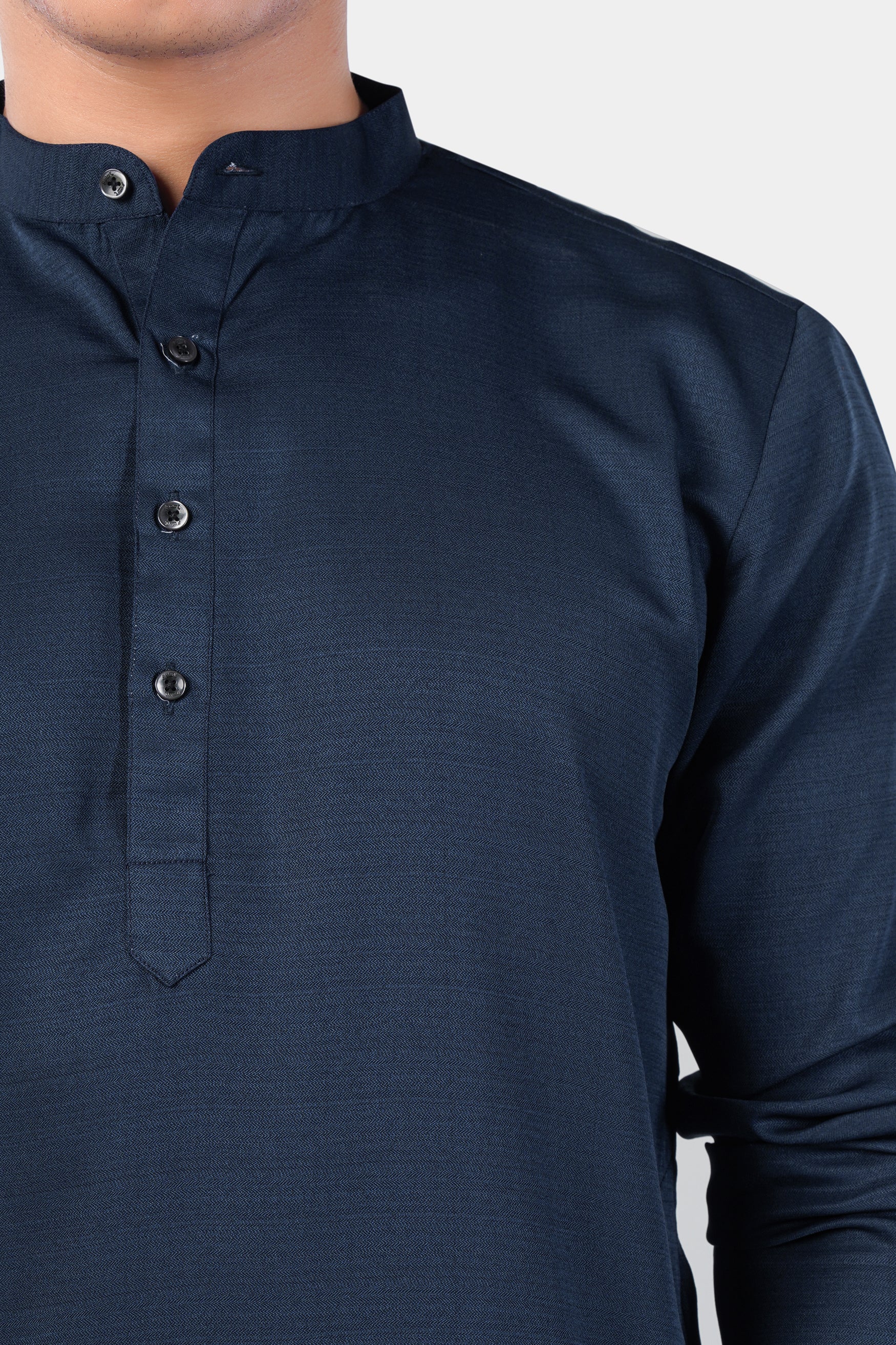 Mirage Blue Subtle Sheen Viscose Kurta