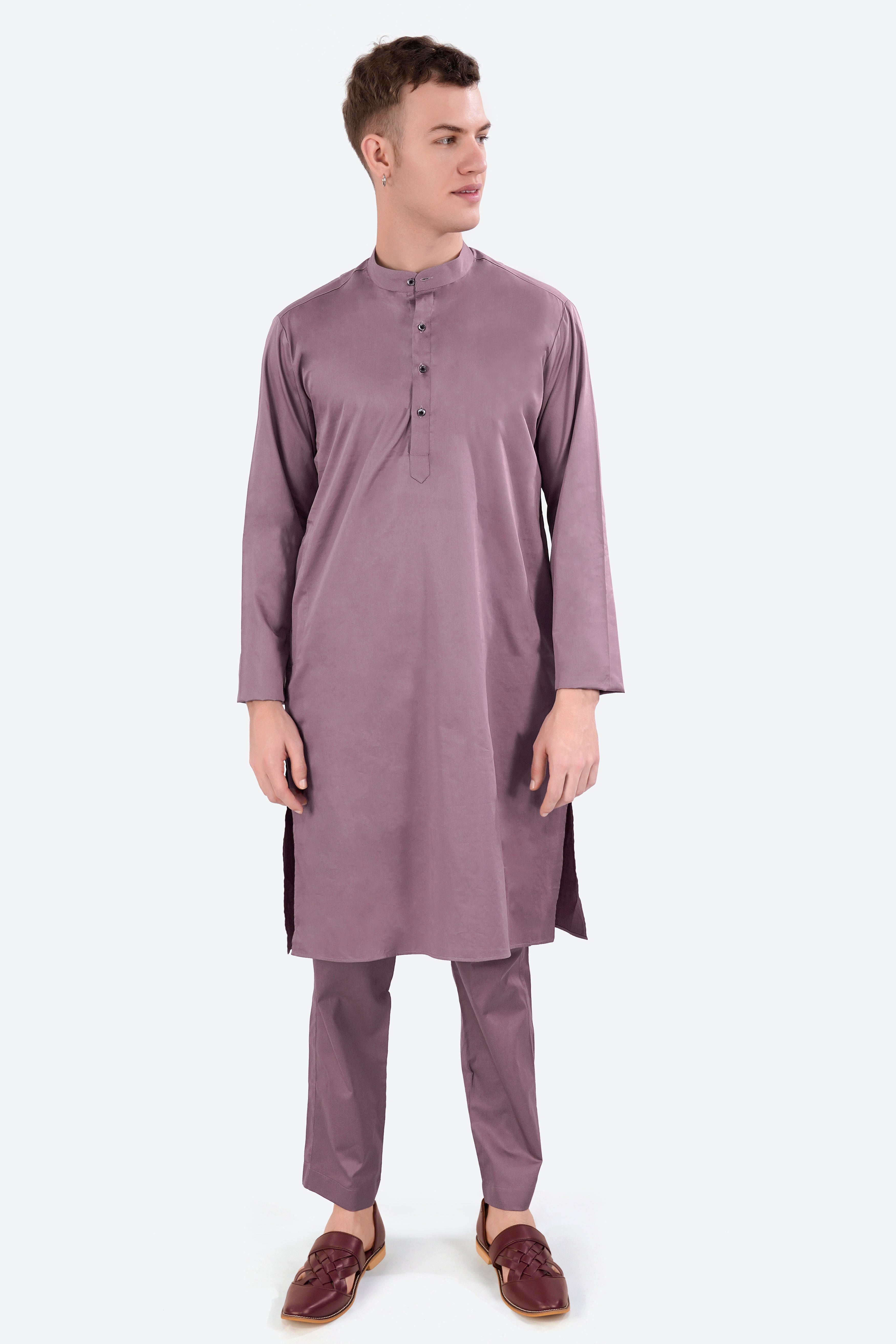 Light Mauve Lavender Pajama F-6929 - KT040
