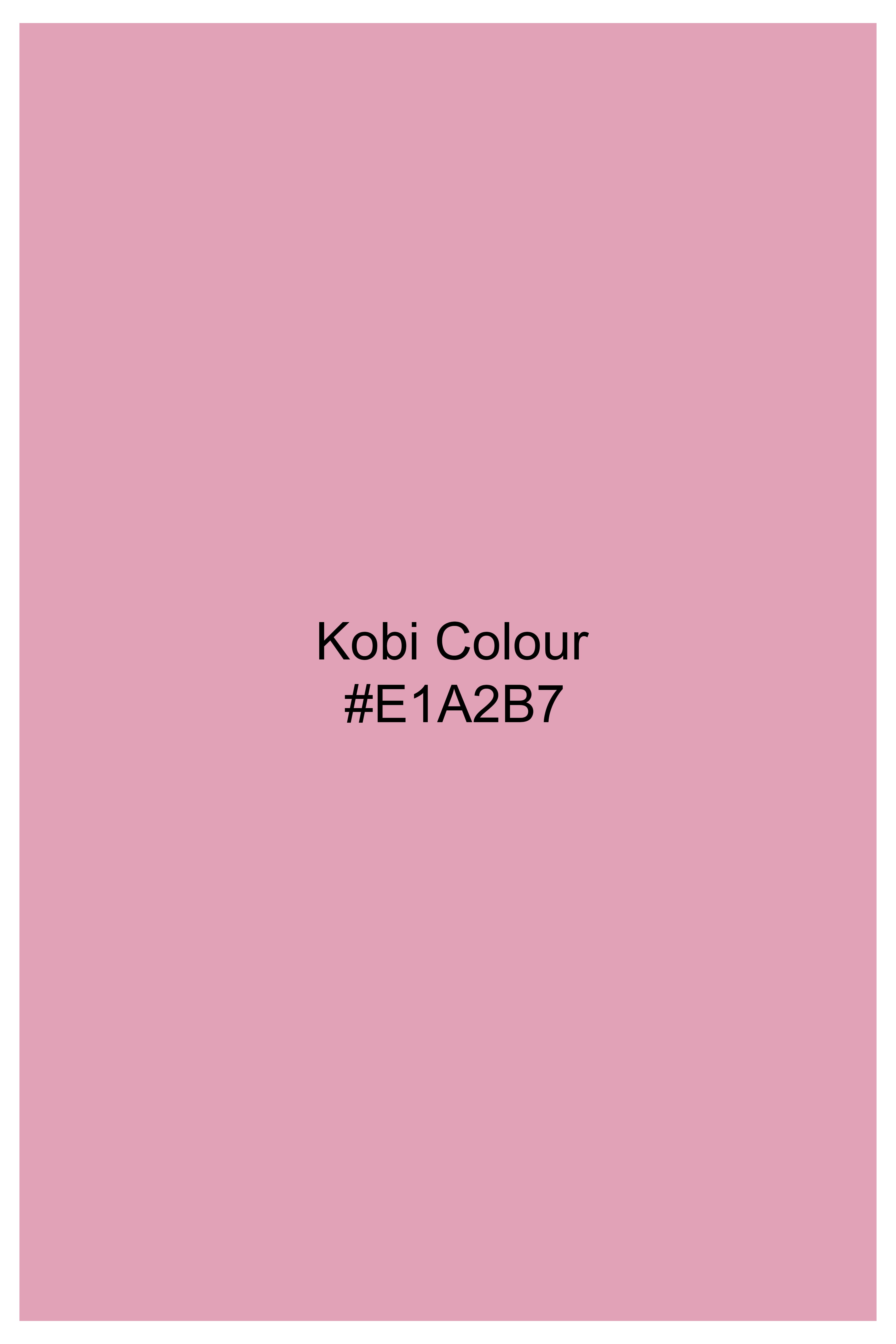 Kobi Pink Subtle Sheen Super Soft Premium Cotton Kurta Set
