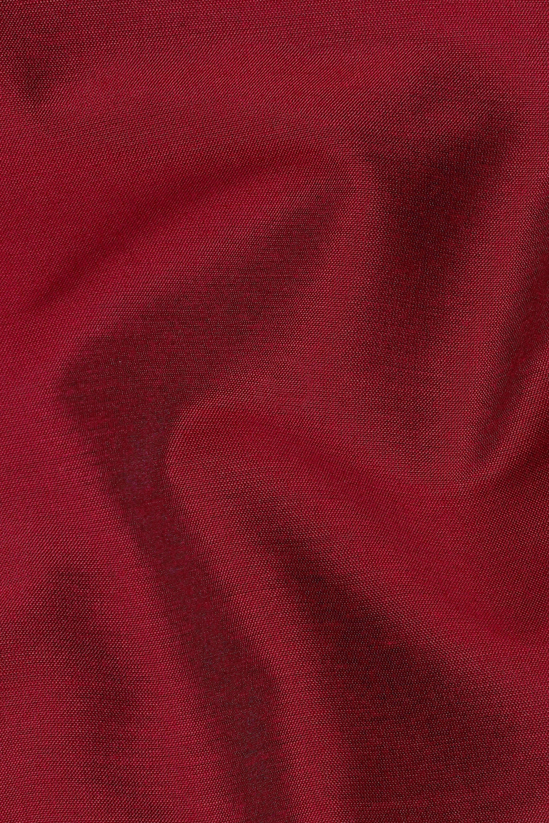 Merlot Red Subtle Sheen Viscose Kurta Set