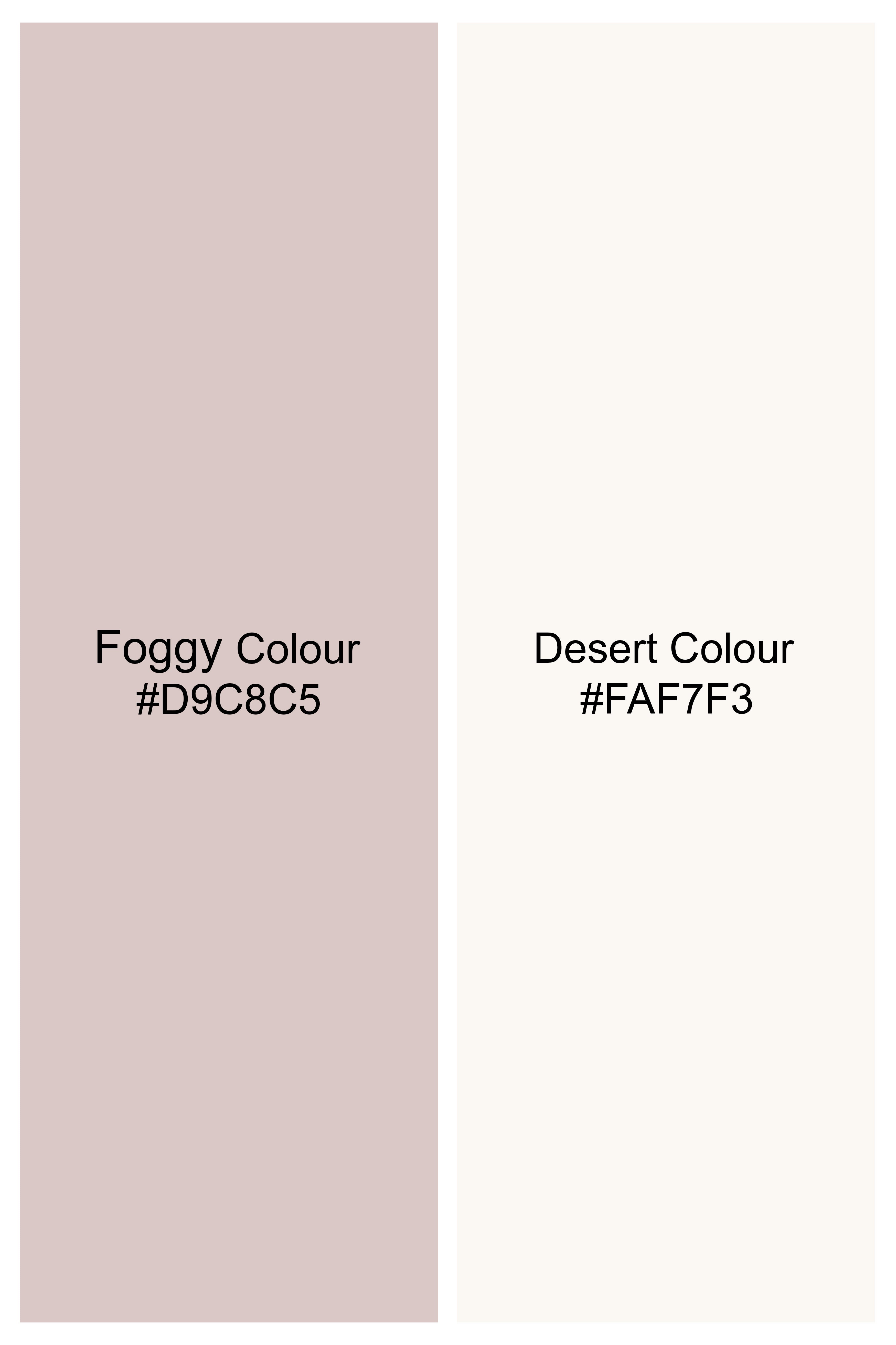 Foggy Brown Paisley Pattern Thread and Sequin Embroidered Subtle Sheen Viscose Designer Kurta Set