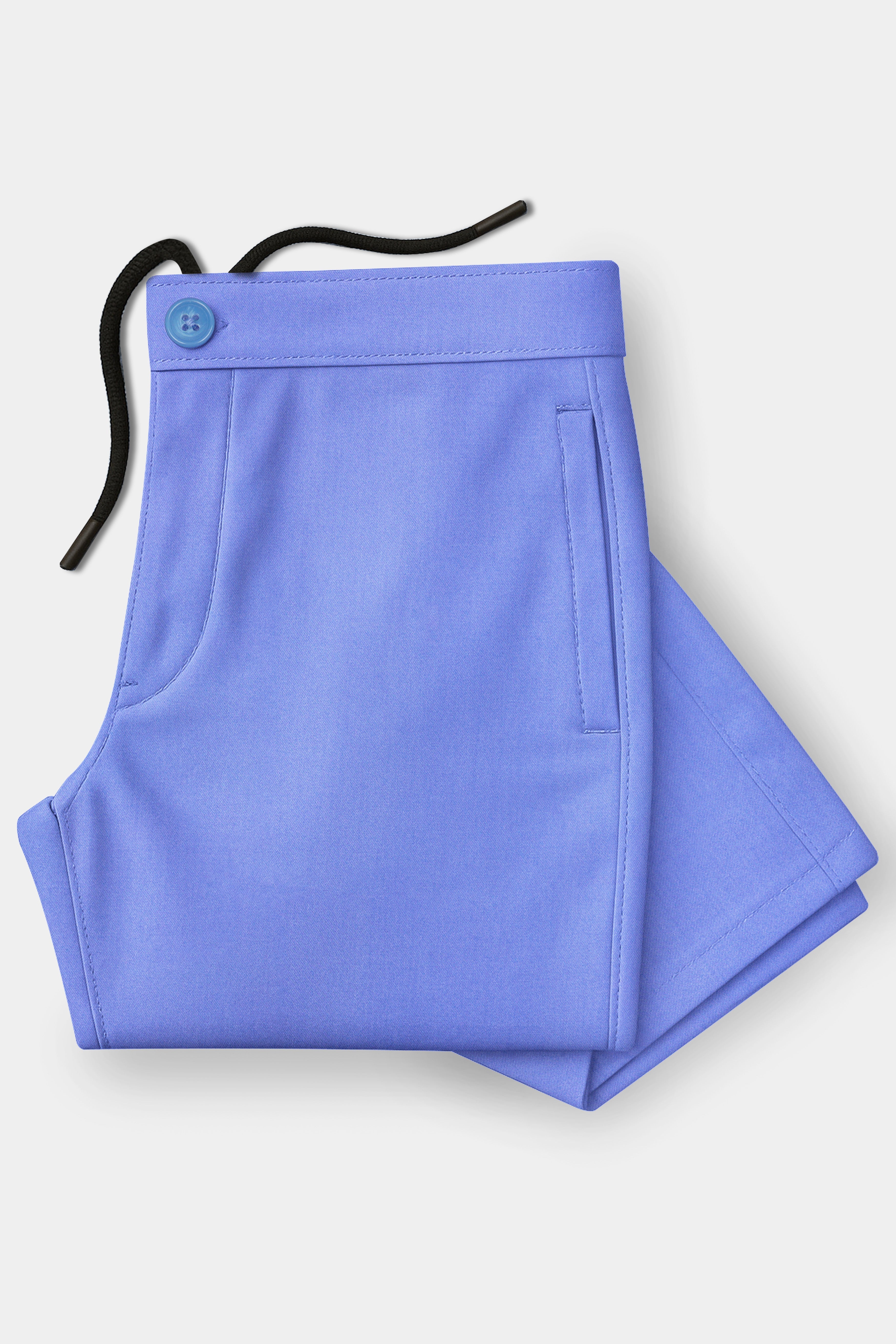 Striona-Marguerite Blue Twill Premium Cotton Lounge Pant