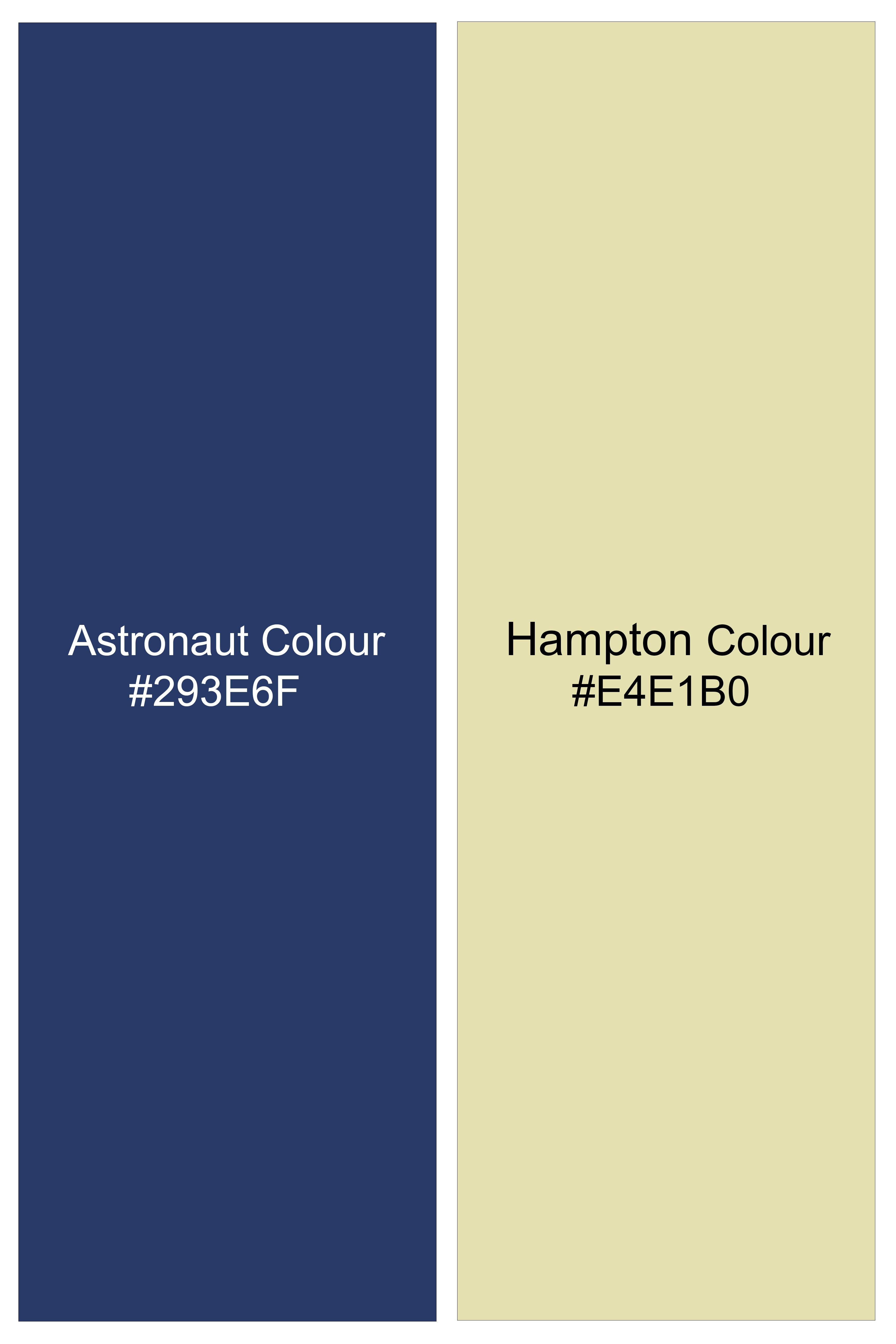 Whisora-Bright White And Astronaut Blue Striped Subtle Sheen Super Soft Premium Cotton Lounge Pant