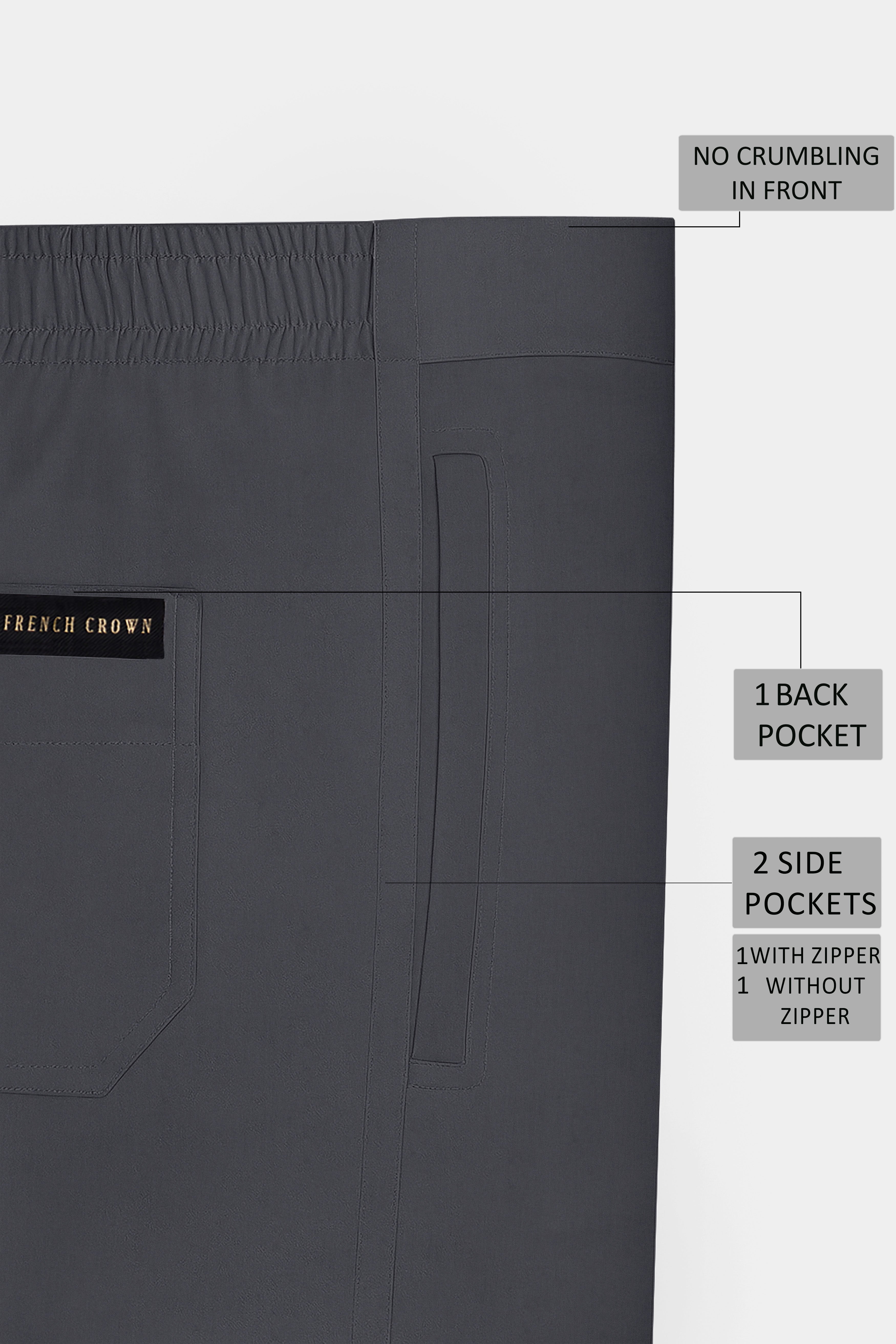 Aurivor-Iridium Gray Super Soft Premium Cotton Lounge Pant