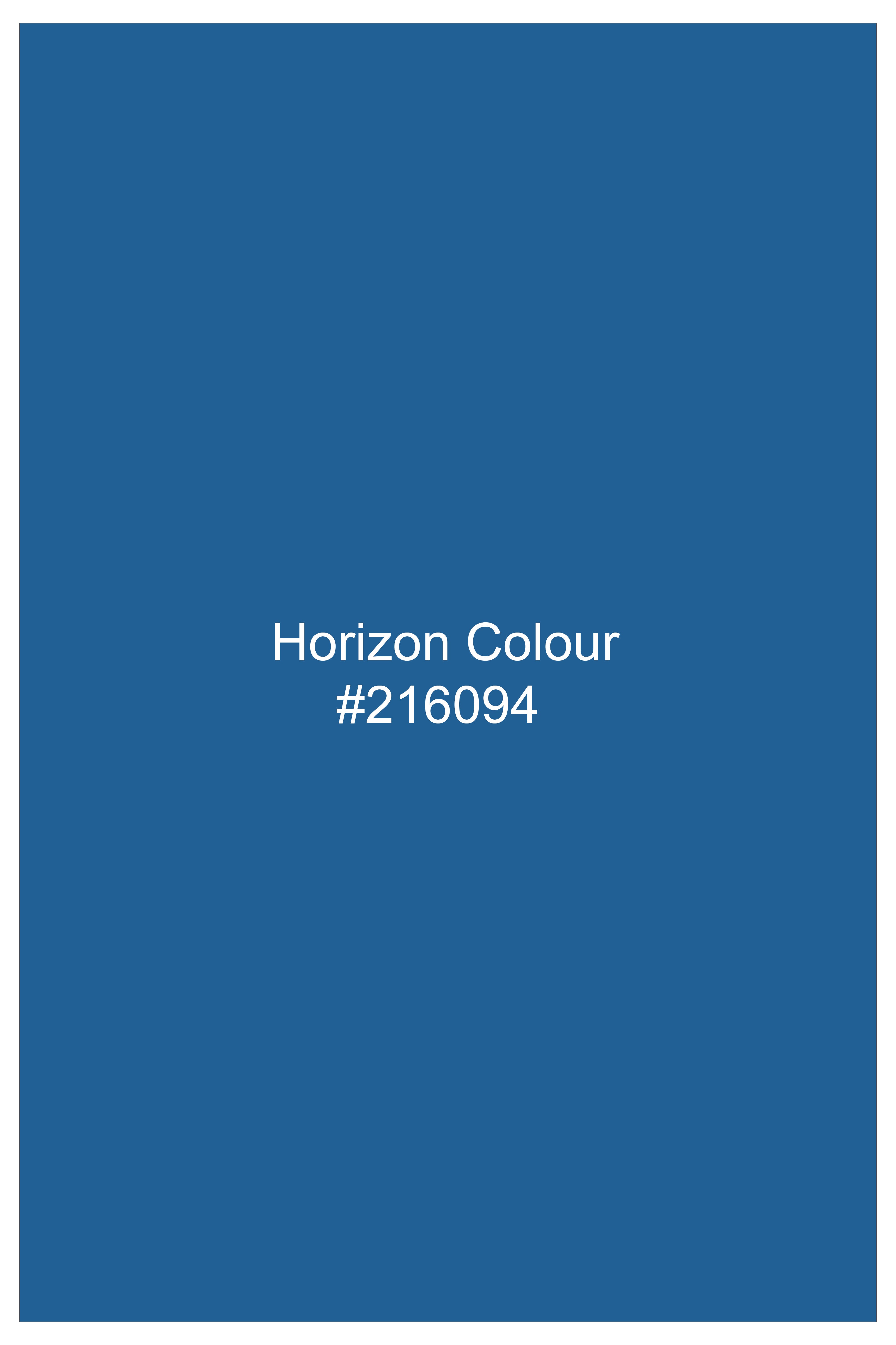 Opulen-Horizon Blue Dobby Textured Premium Cotton Lounge Pant