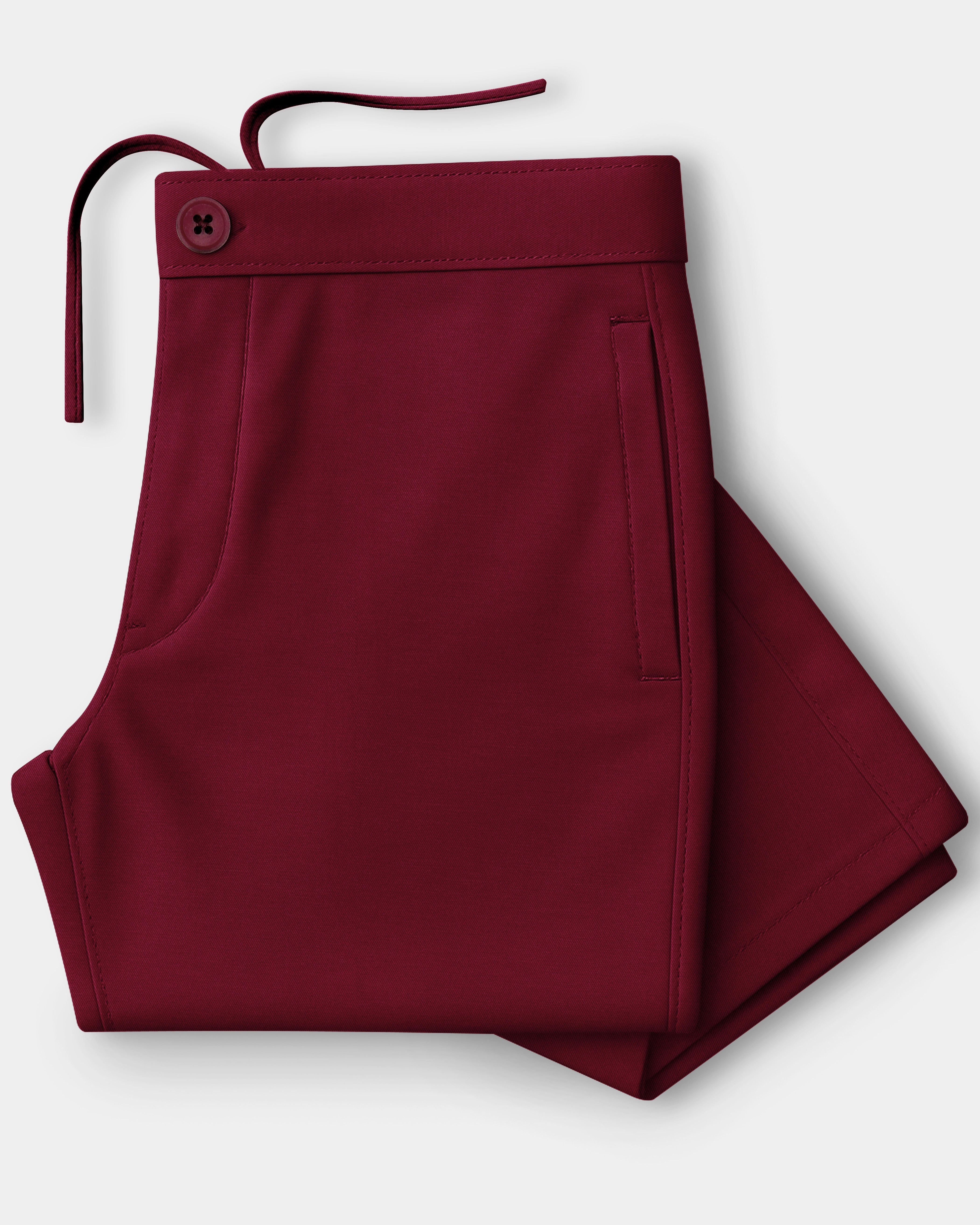 Flyvivo-Aubergine Maroon Twill Premium Cotton Lounge Pant