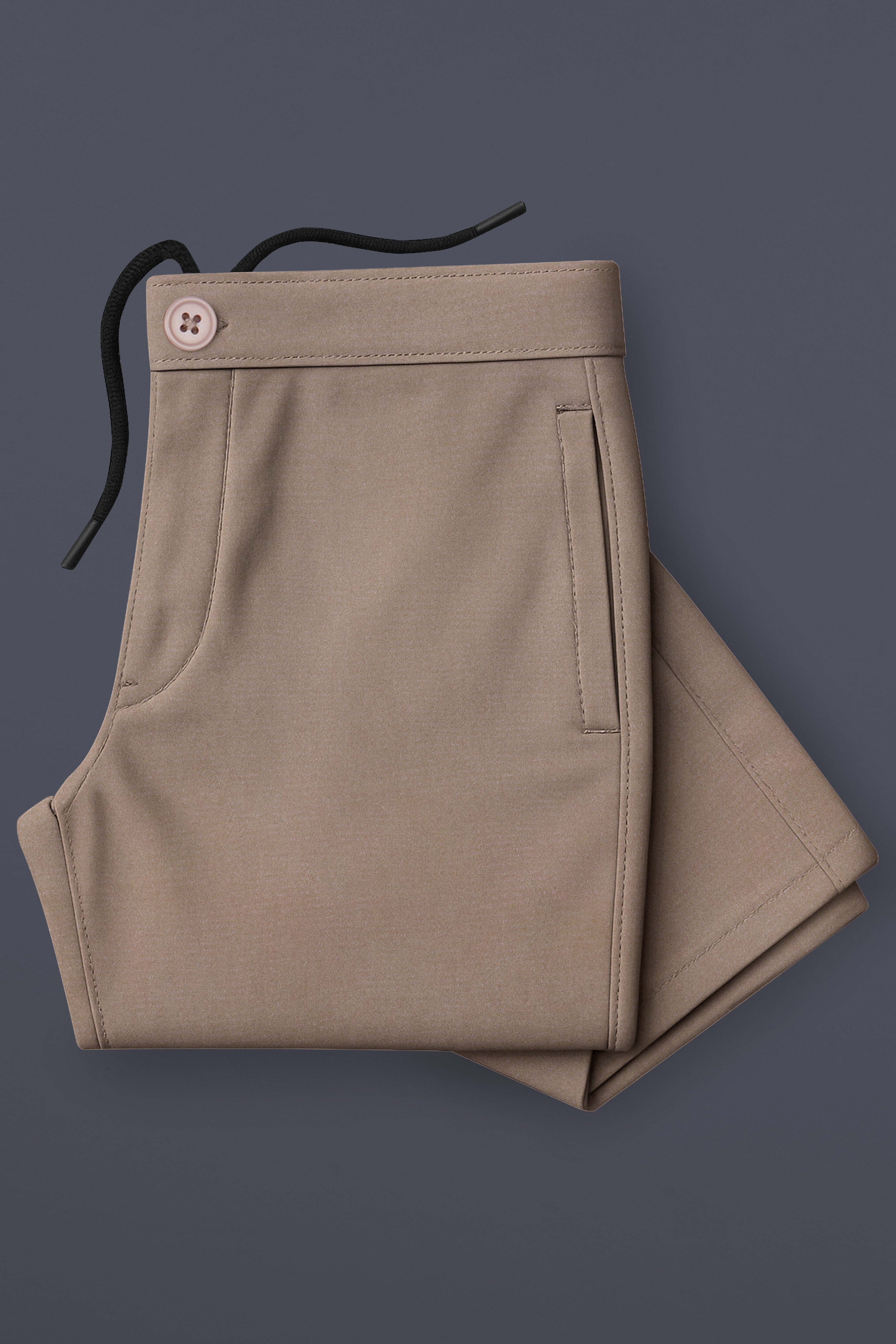 Brunessa-Zorba Brown Subtle Sheen Super Soft Premium Cotton Lounge Pant