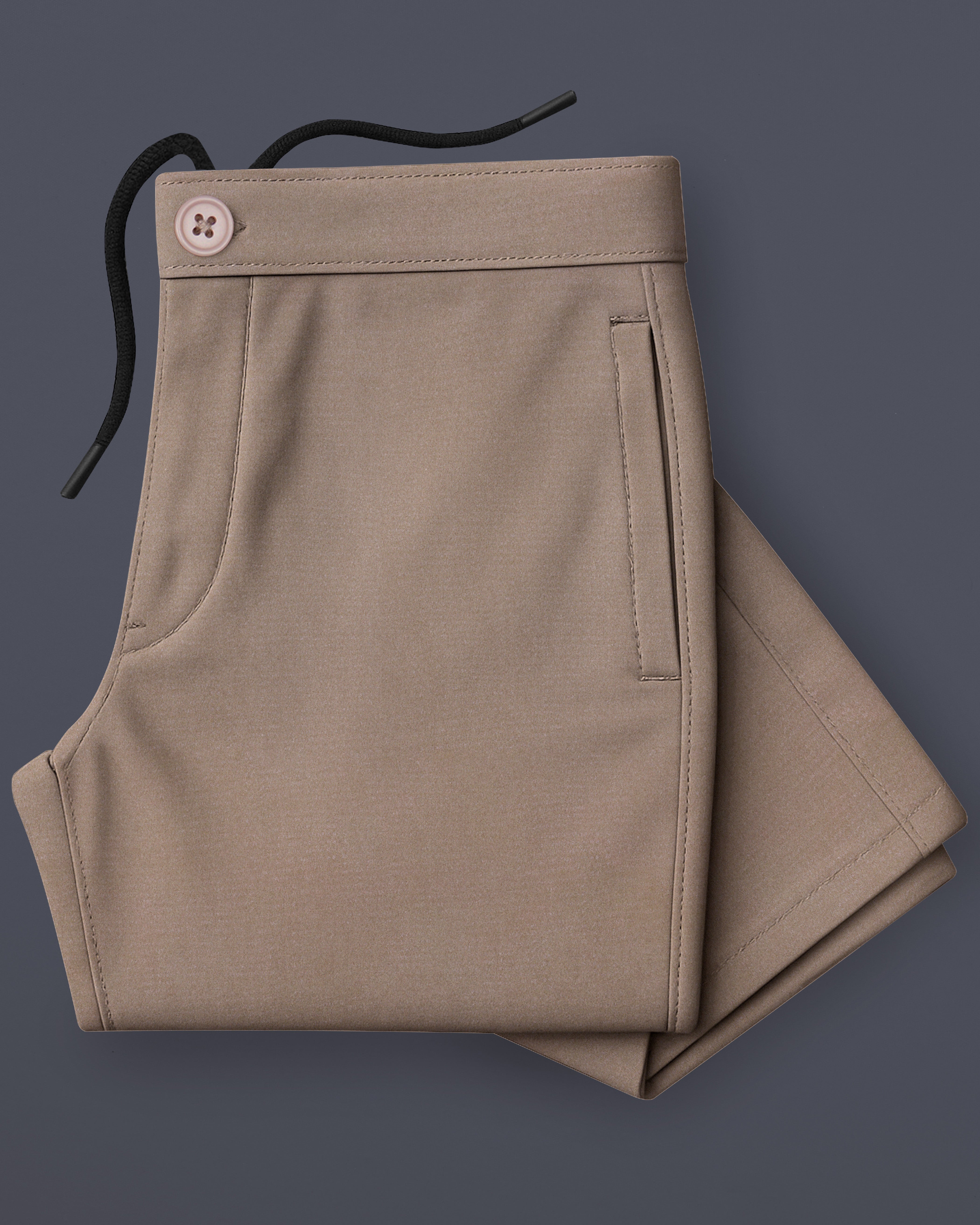 Brunessa-Zorba Brown Subtle Sheen Super Soft Premium Cotton Lounge Pant