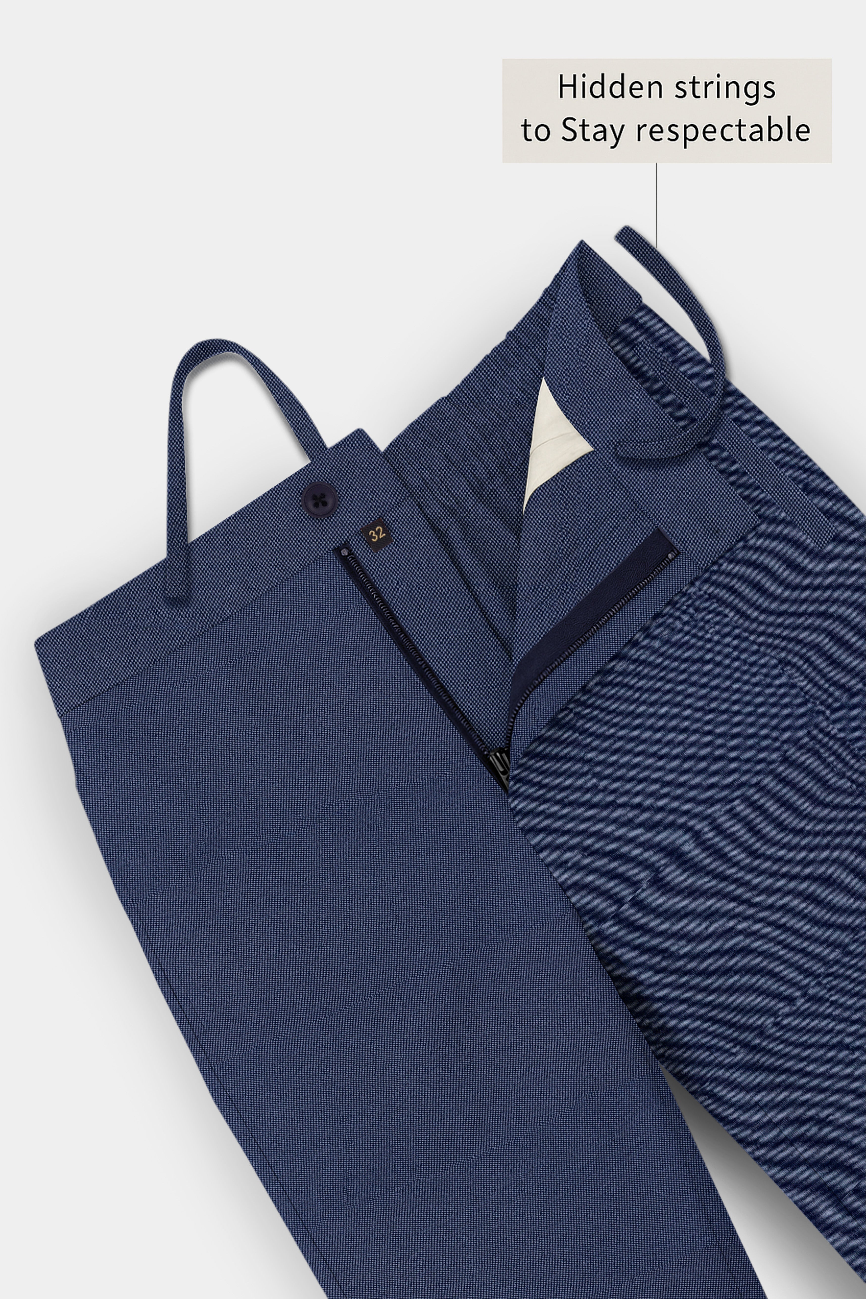 Oxivra-Tealish Blue Textured Oxford Super Soft Premium Cotton Lounge Pant